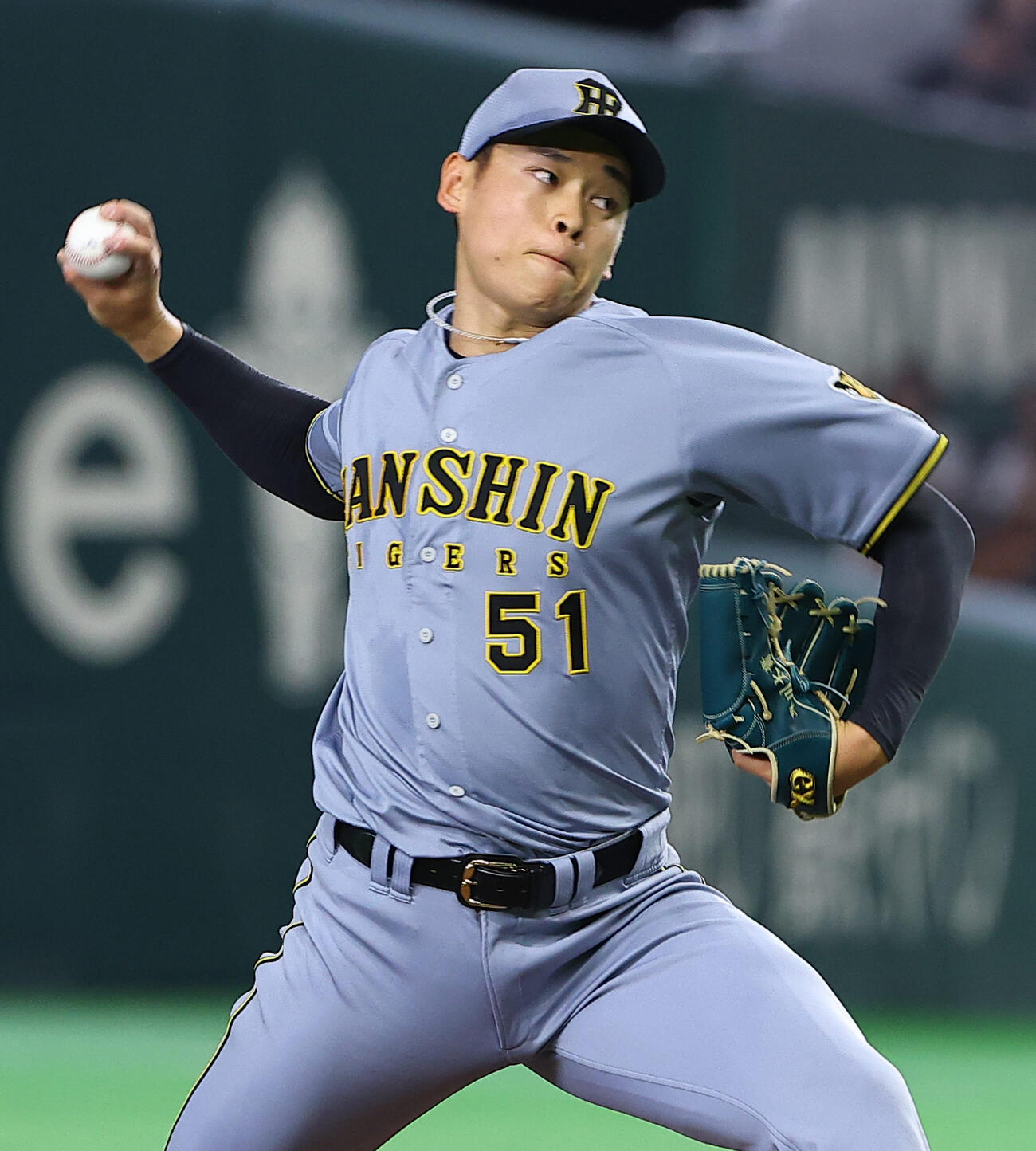 巨人対阪神　阪神2番手の早川（撮影・上田博志）
