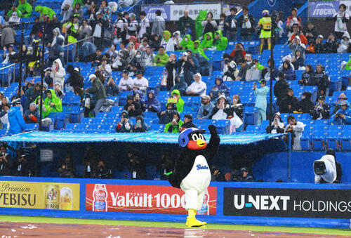 ヤクルト】つば九郎が帰ってきた！ ファン大歓声「おかえり