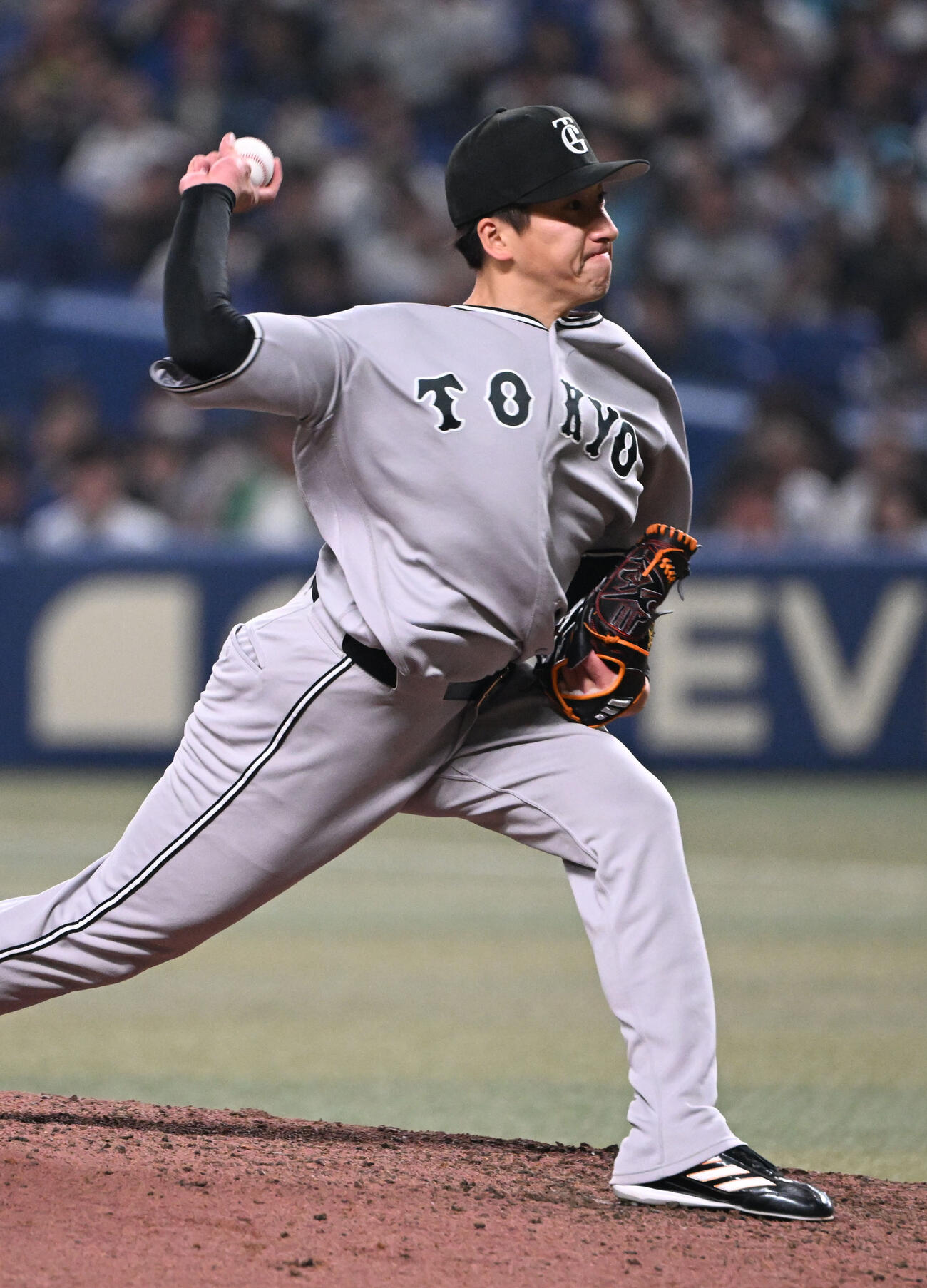中日対巨人　9回を締める巨人大勢（撮影・和賀正仁）