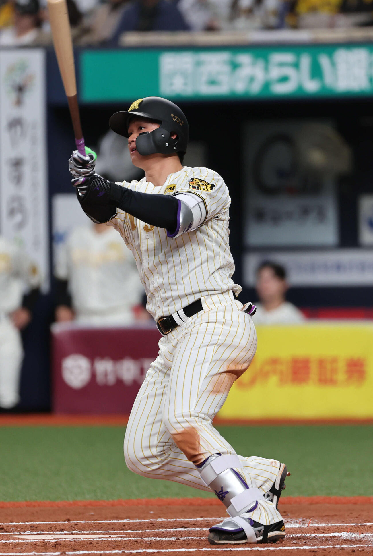 阪神対DeNA 6回裏阪神2死、森下は本塁打を放つ（撮影・西尾就之）