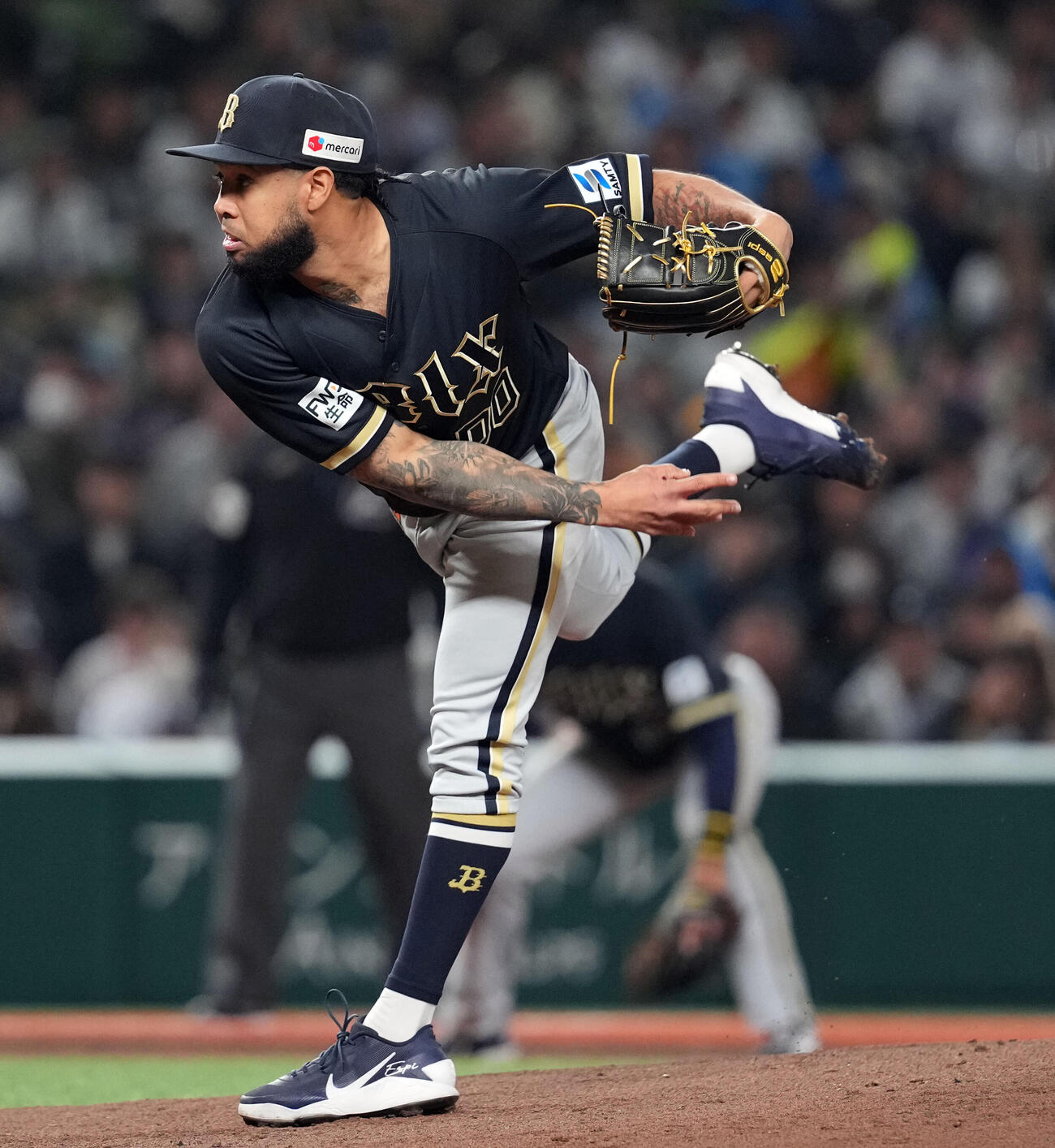 西武対オリックス　オリックスの先発エスピノーザ（撮影・たえ見朱実）