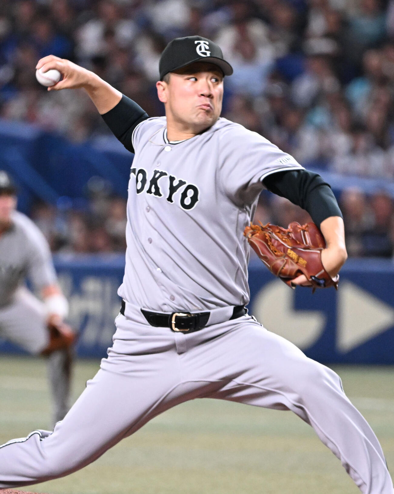 中日対巨人　先発する巨人田中将（撮影・和賀正仁）