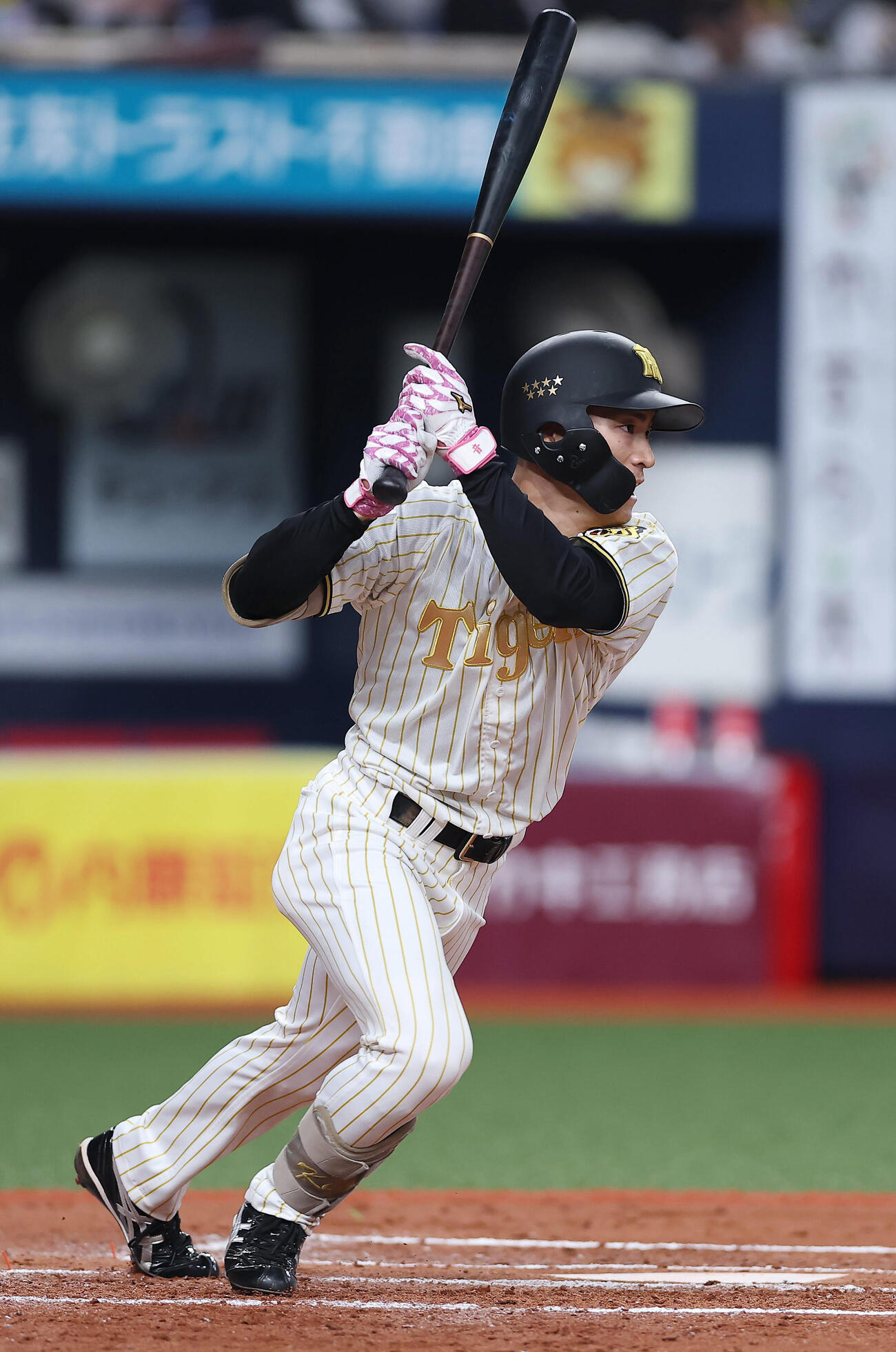 阪神対DeNA 7回裏阪神無死、二ゴロに倒れる代打福島（撮影・前田充）