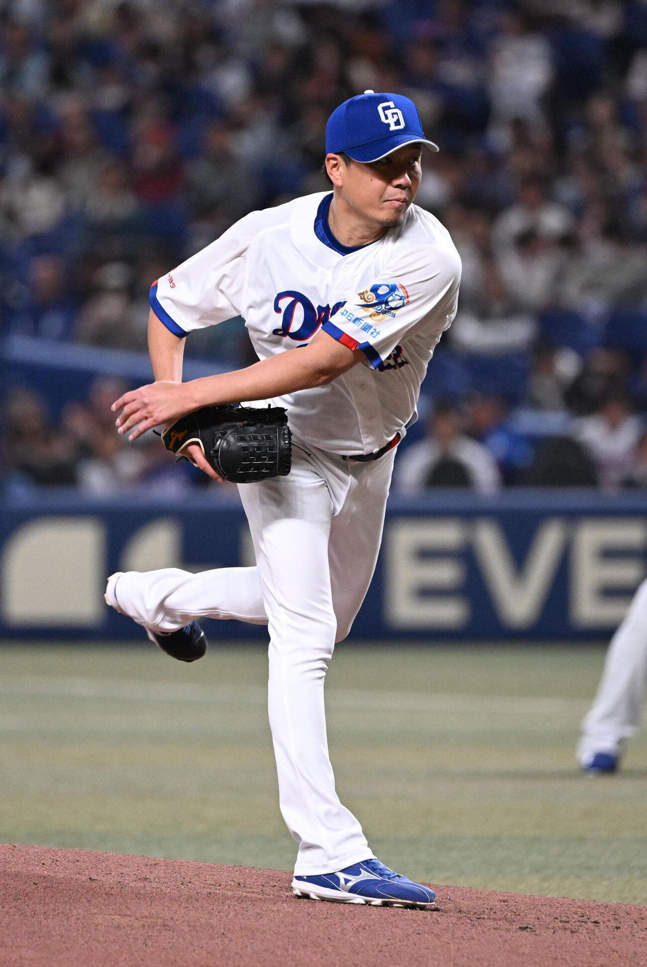 中日対巨人　中日先発の大野（撮影・和賀正仁）
