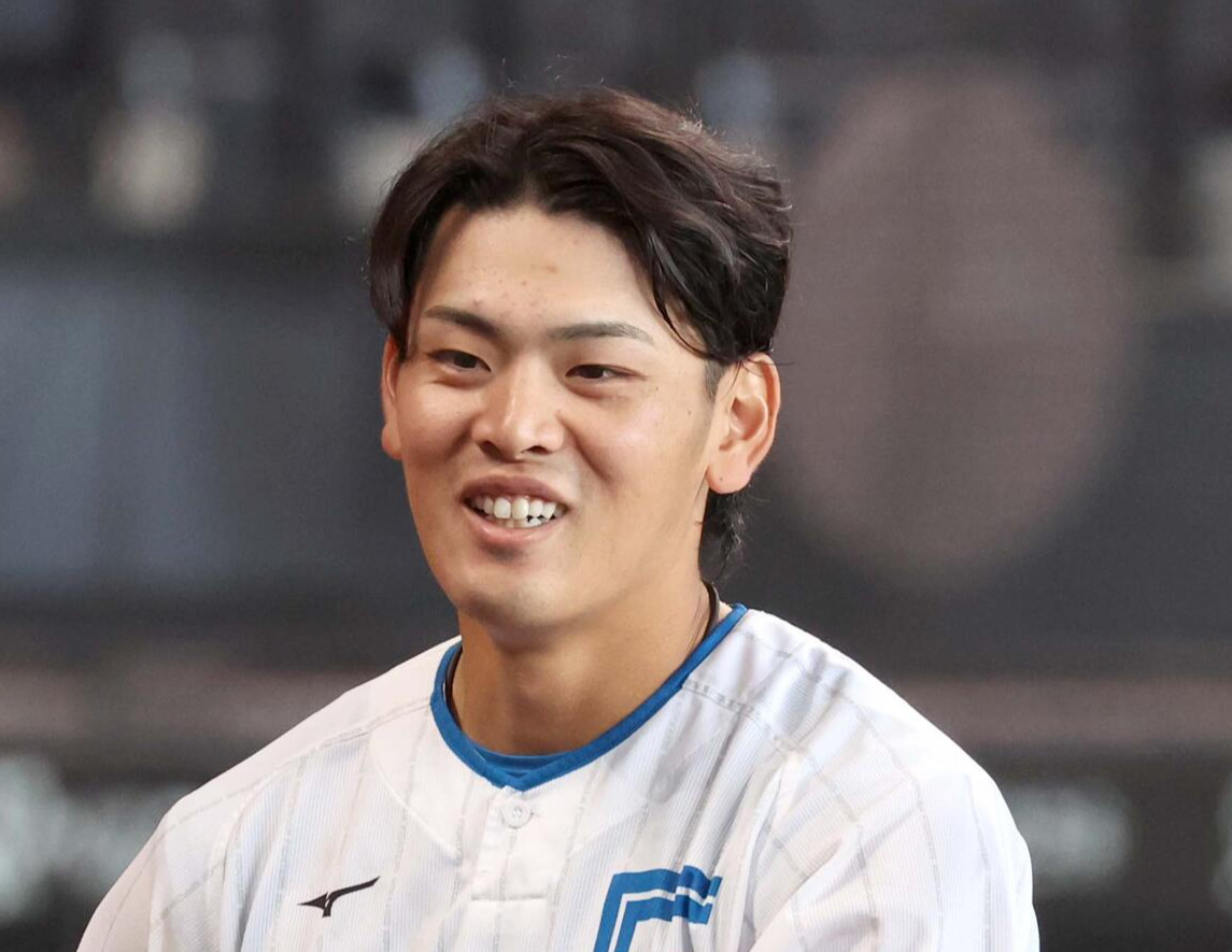 日本ハム野村佑希（2026年3月撮影）