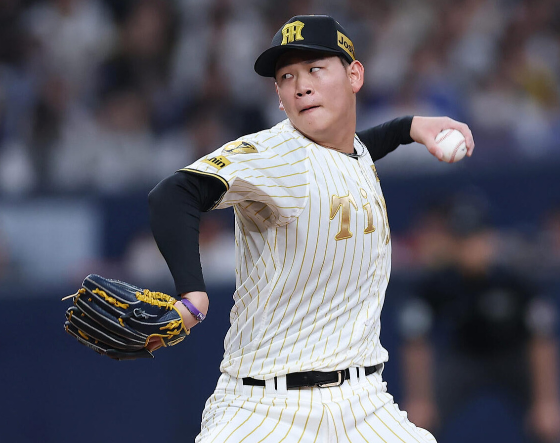 4月2日のDeNA戦で登板した阪神及川雅貴