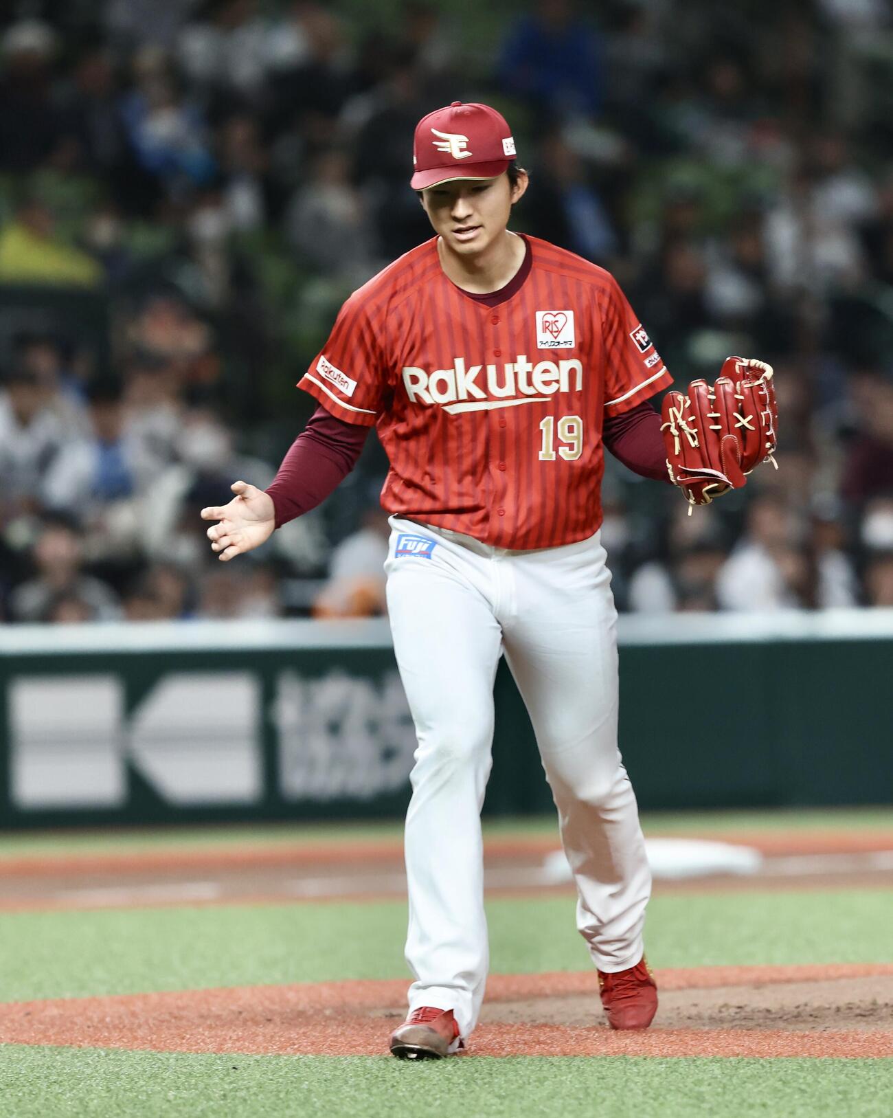 西武対楽天　1回裏を抑える荘司（撮影・河田真司）