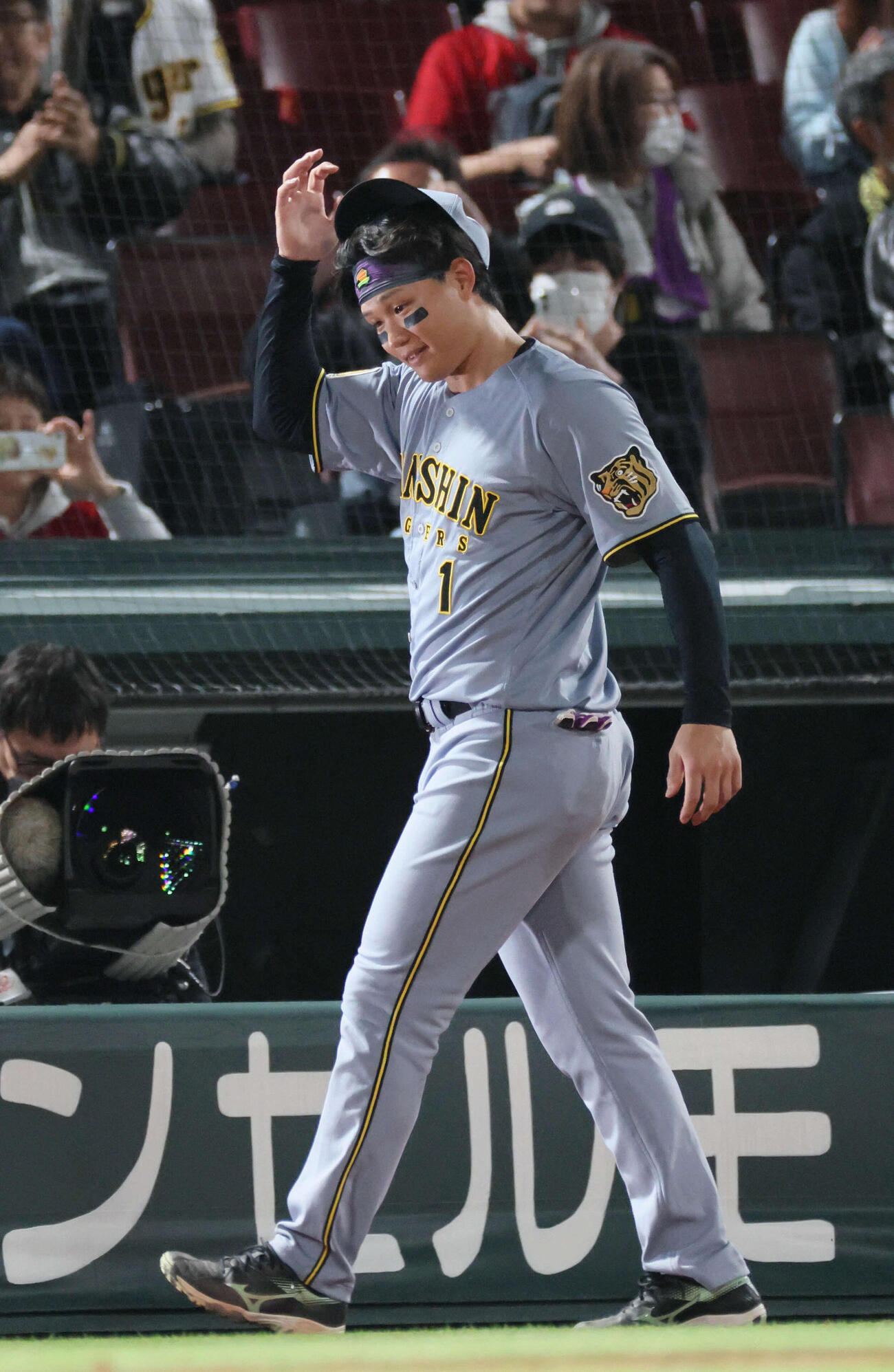 広島対阪神　ヒーローの森下（撮影・加藤孝規）