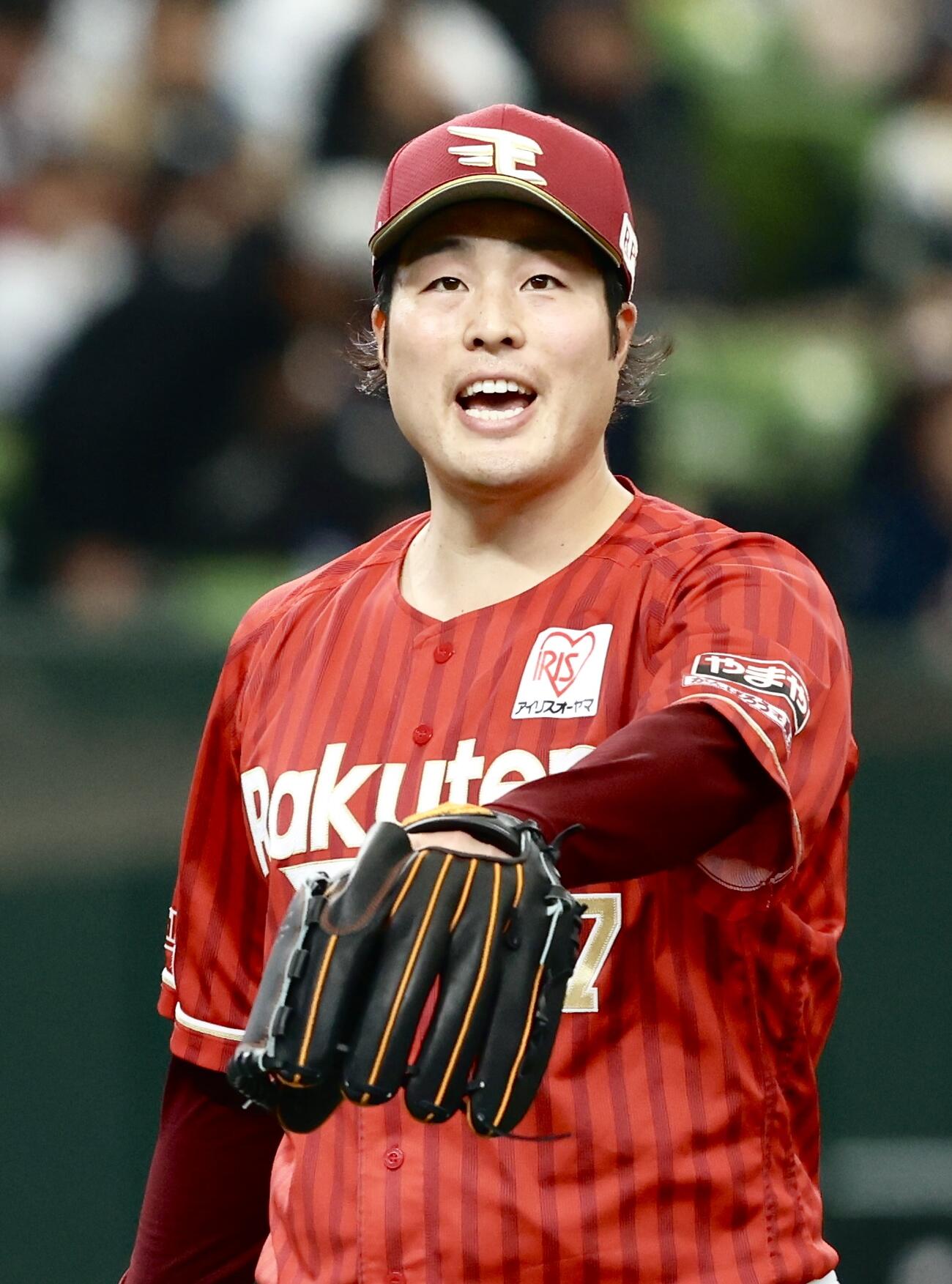 西武対楽天　3回裏を抑える滝中（撮影・河田真司）
