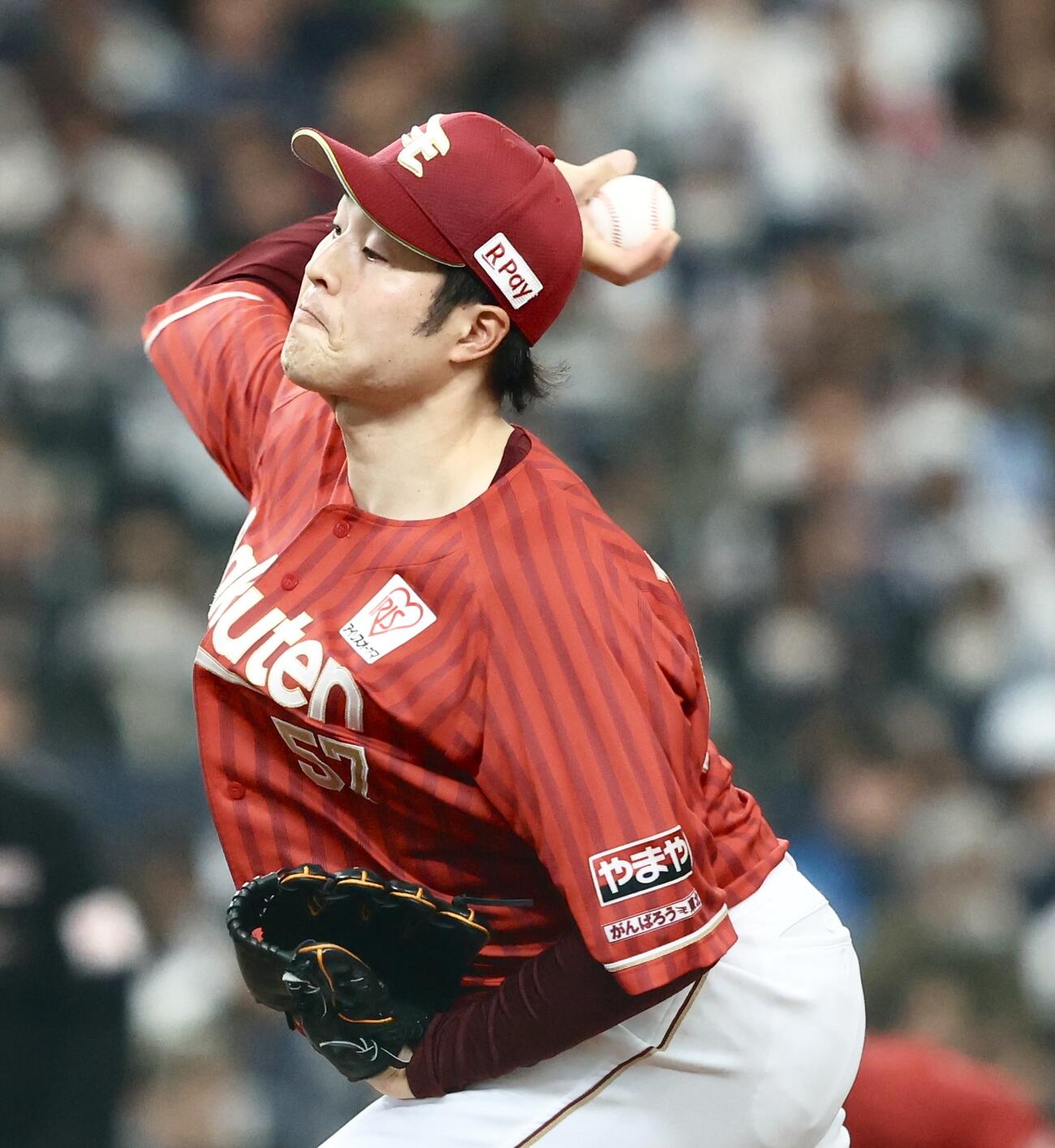 西武対楽天　楽天先発の滝中（撮影・河田真司）