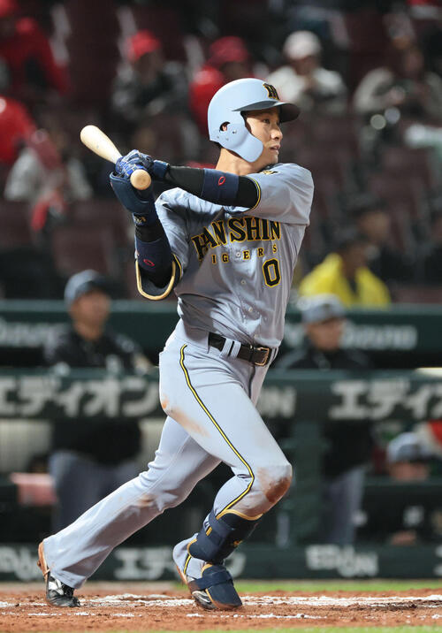 阪神】木浪聖也「いや、もう最高でした」延長10回に今季1号の勝ち越し