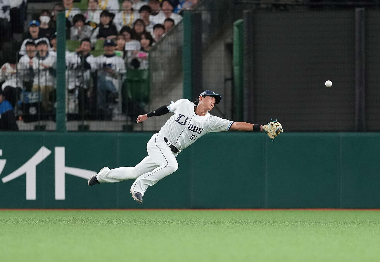 2026年3月31日のオリックス戦に出場した西武西川愛也