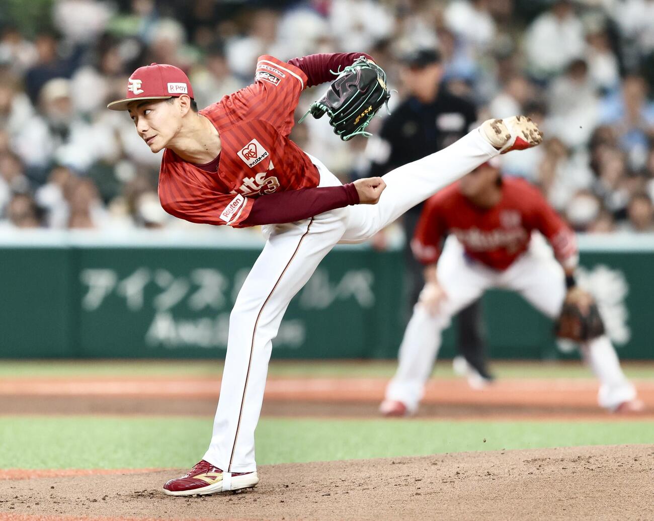 西武対楽天　楽天先発の藤原（撮影・河田真司）