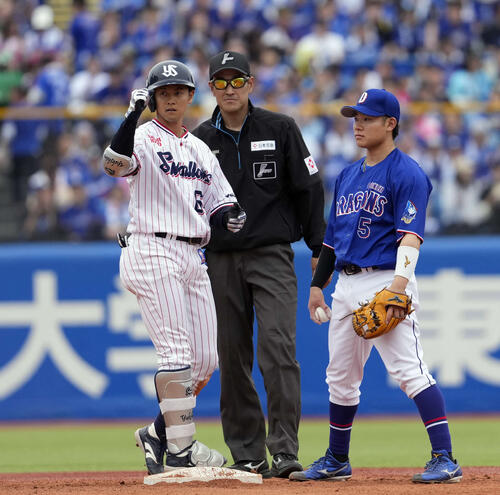 ヤクルト】池山監督、逆転口火の岩田好走塁に「やっぱり気がつけば岩田 