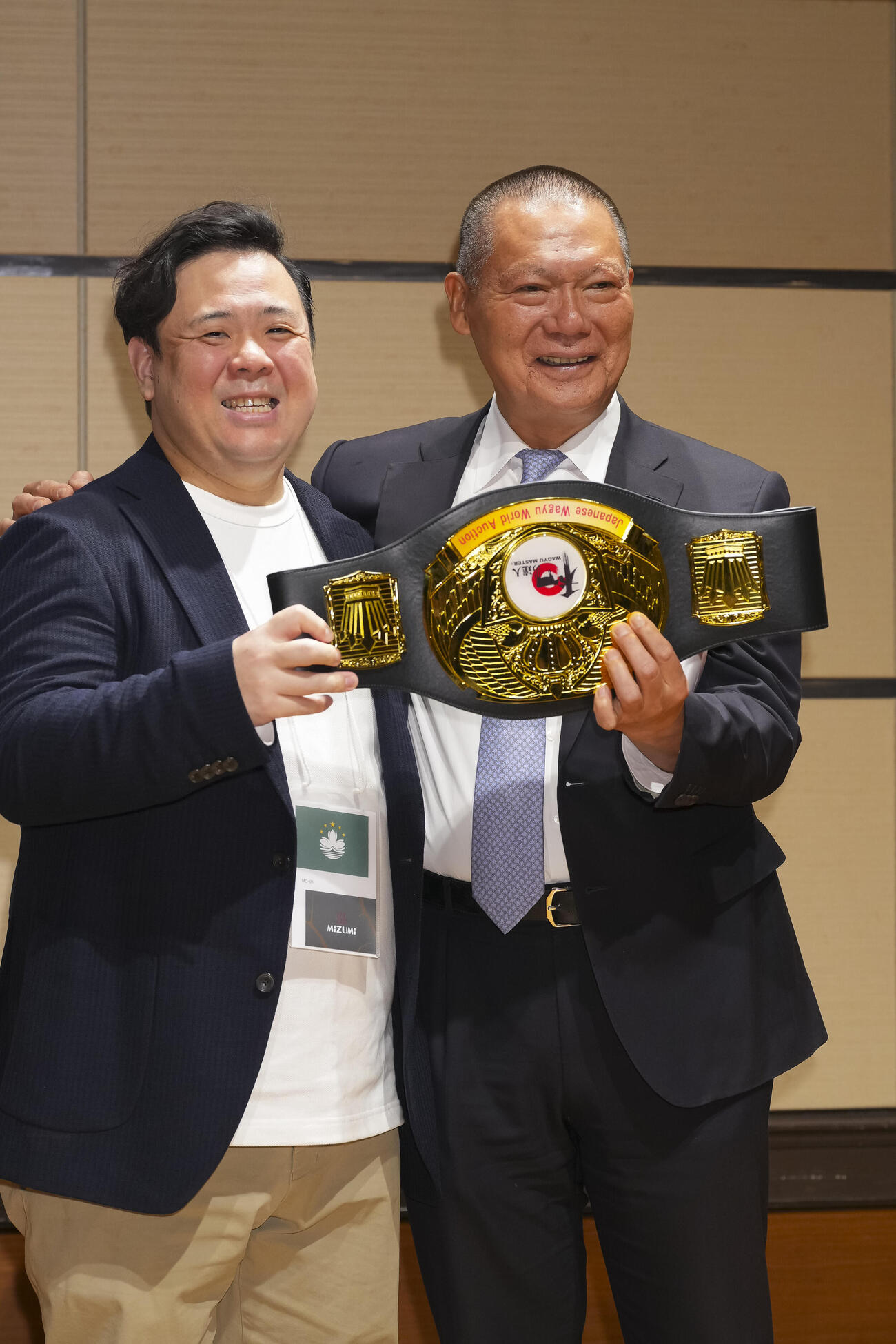 ドジャースとパートナーシップを締結したエスフーズ社・村上真之助代表取締役社長（右＝提供写真）