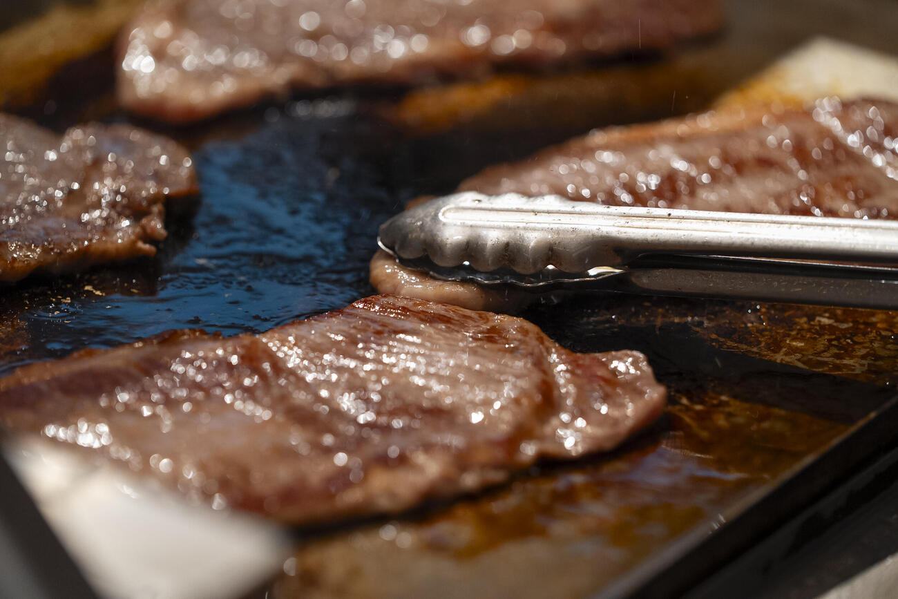 9月にドジャースタジアムの「Japanese WAGYU Days」で紹介される和牛（提供写真）