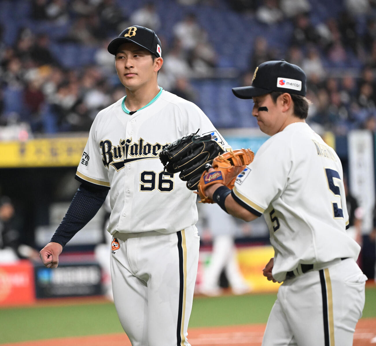 オリックス対ロッテ　初回を無失点としたオリックス高島（撮影・和賀正仁）