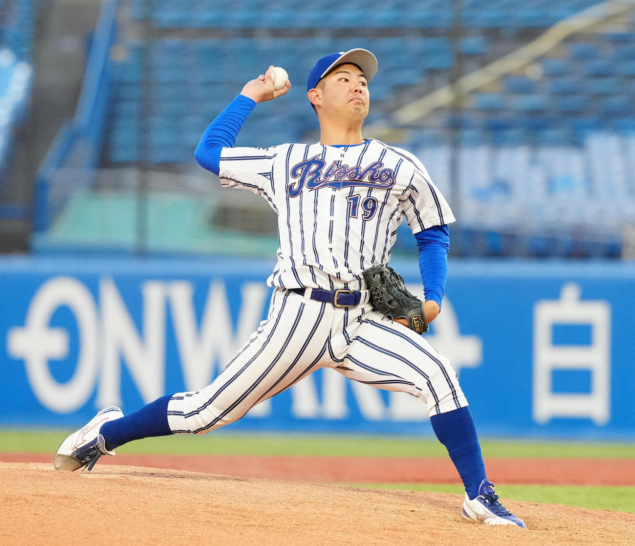 立正大対東洋大　立正大3番手の細窪（撮影・江口和貴）