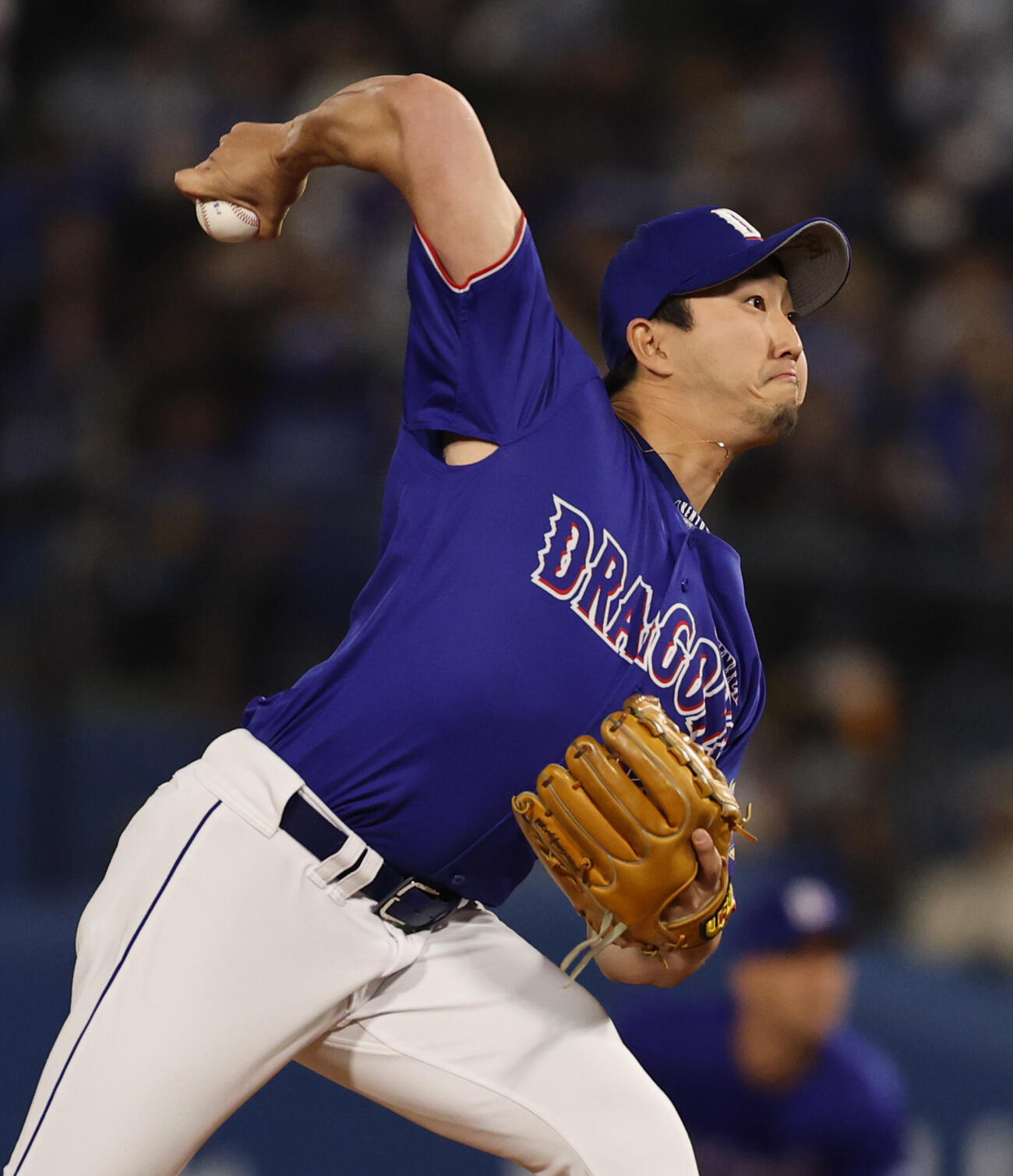 DeNA対中日　力投する中日藤嶋（撮影・野上伸悟）