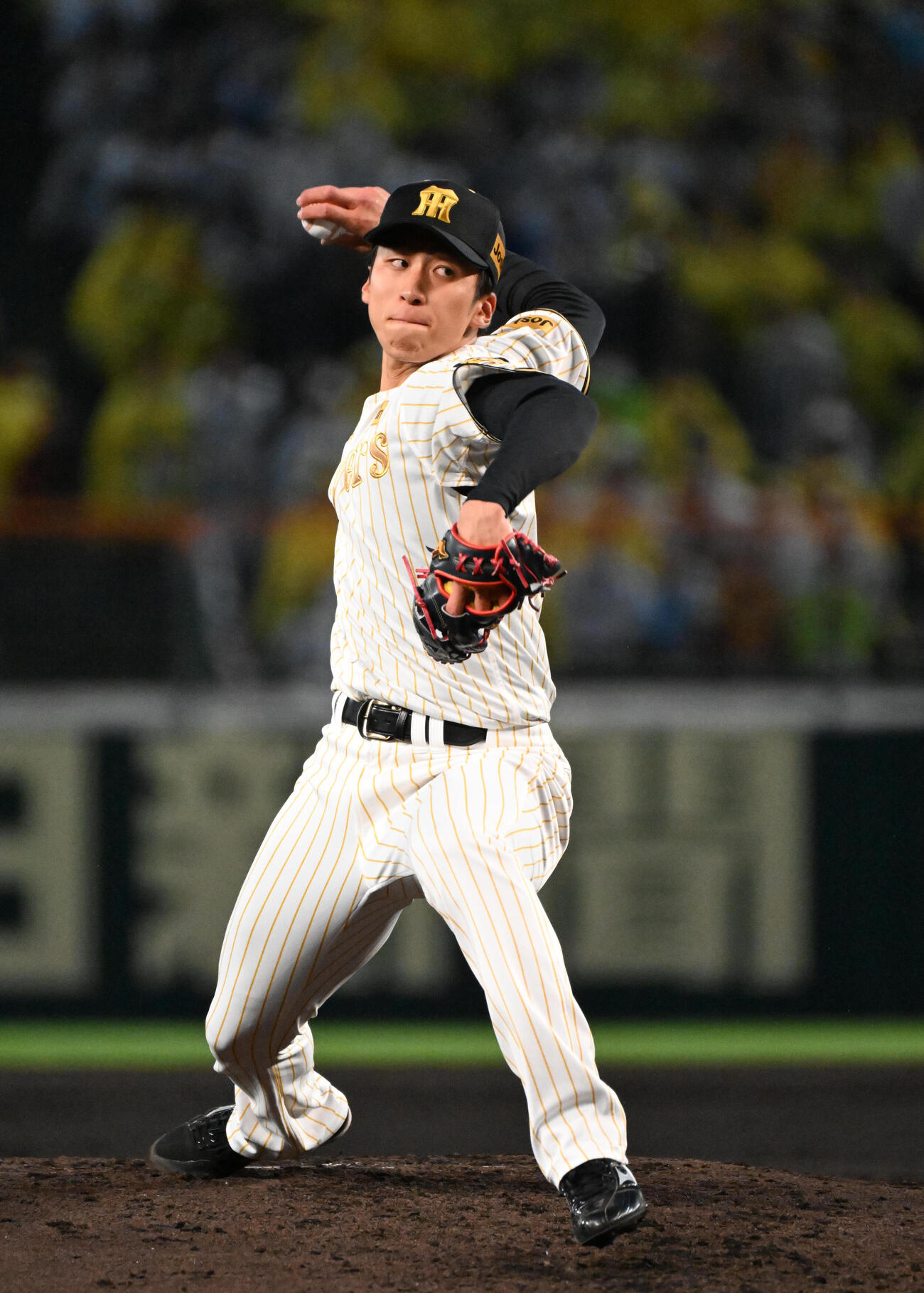 阪神対ヤクルト　プロ初先発の阪神茨木（撮影・石井愛子）