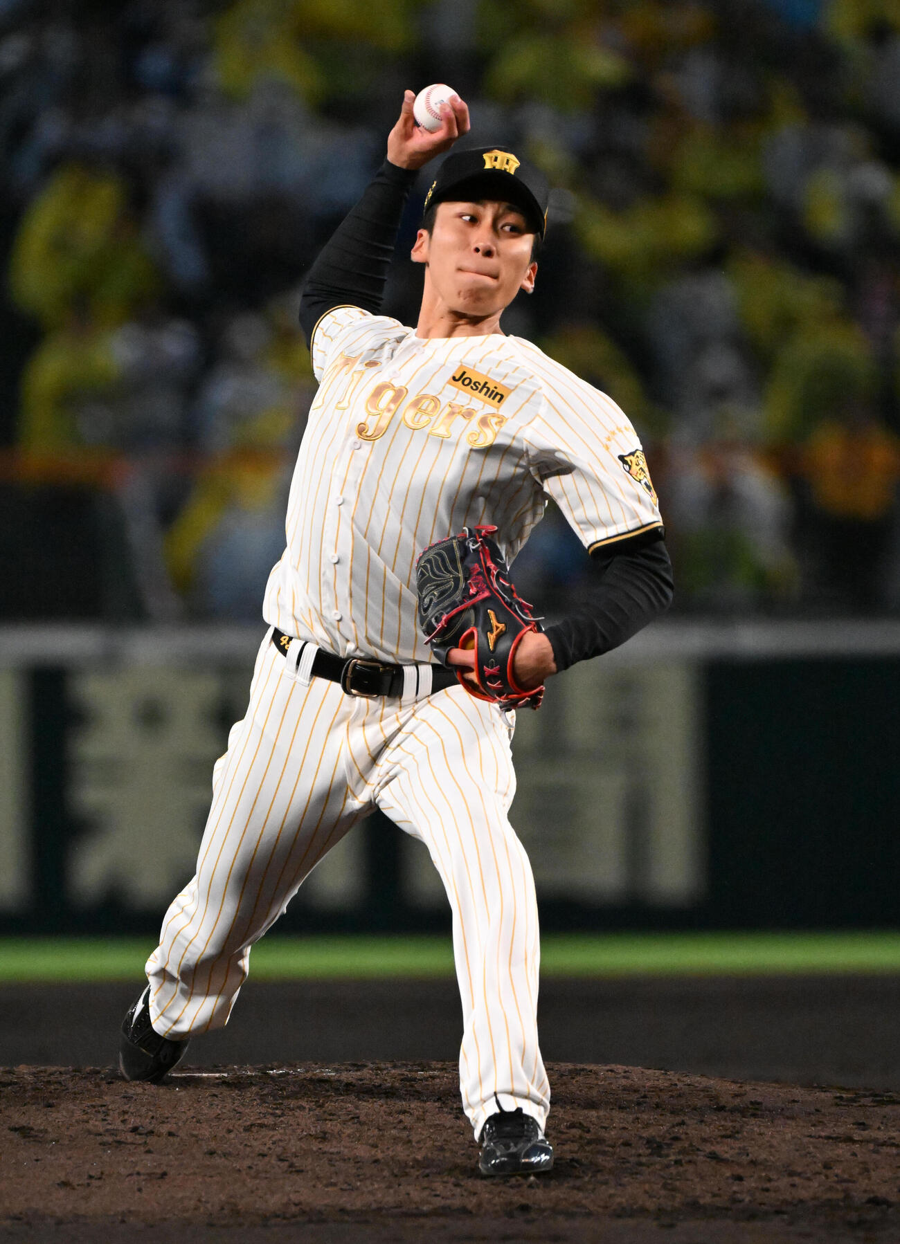 阪神対ヤクルト　プロ初先発の阪神茨木（撮影・石井愛子）