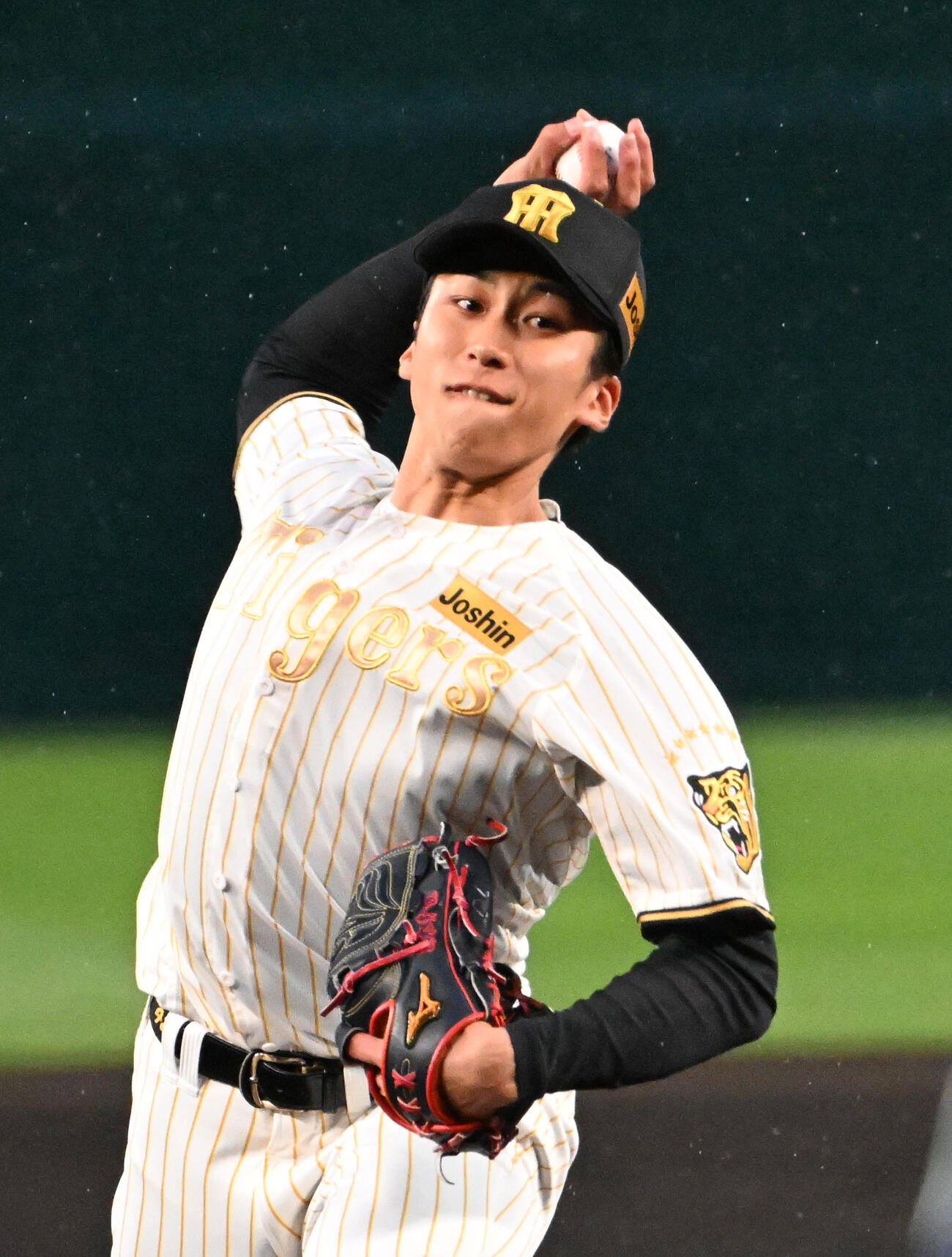 阪神対ヤクルト　プロ初先発の阪神茨木（撮影・石井愛子）