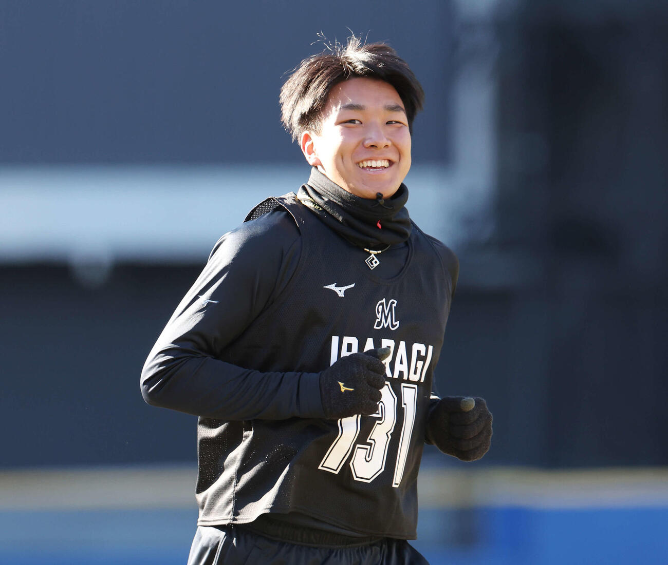 ロッテ茨木佑太（2025年1月撮影）