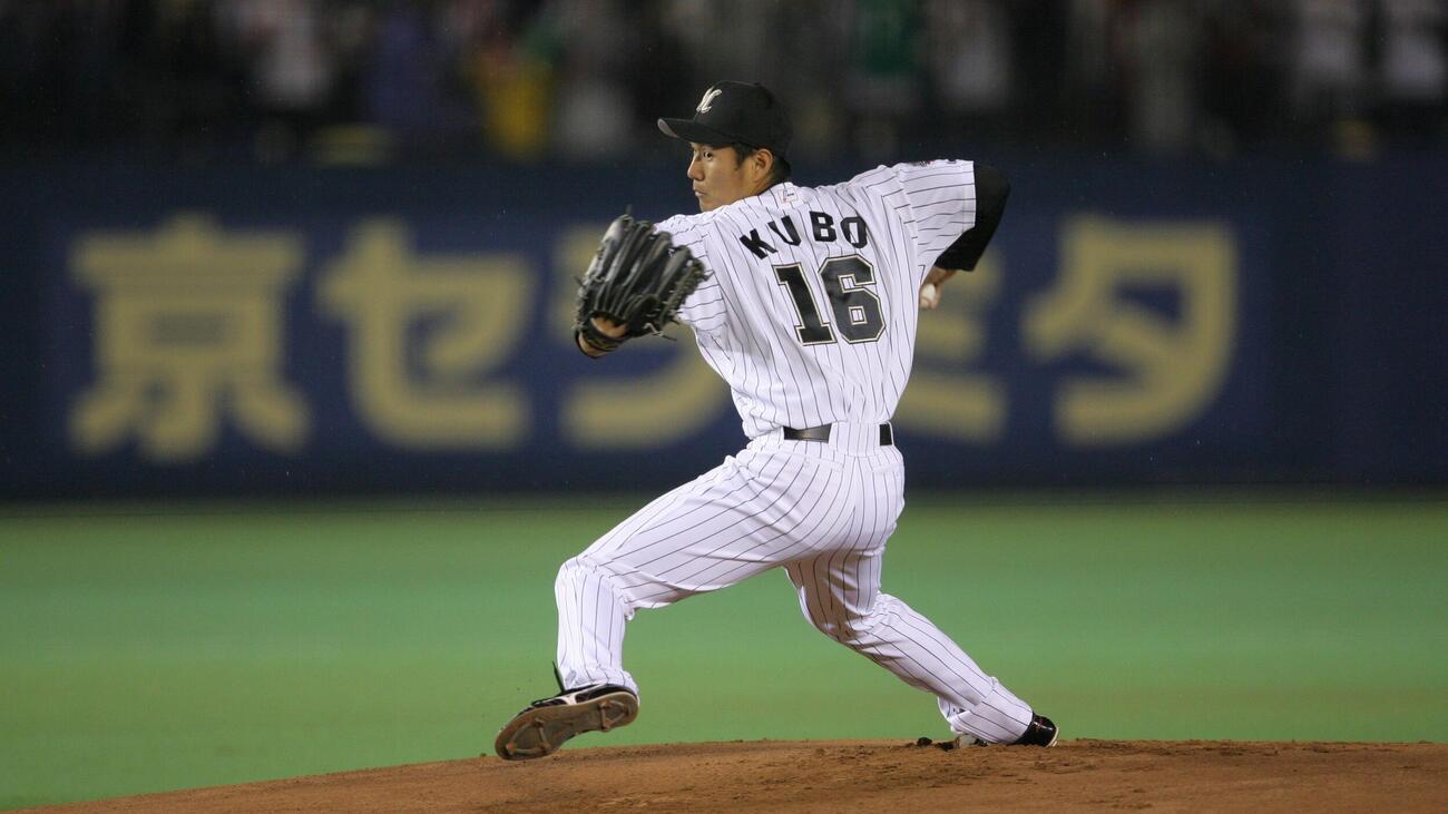 6月20日に来場するマリーンズOBの久保康友氏（球団提供）
