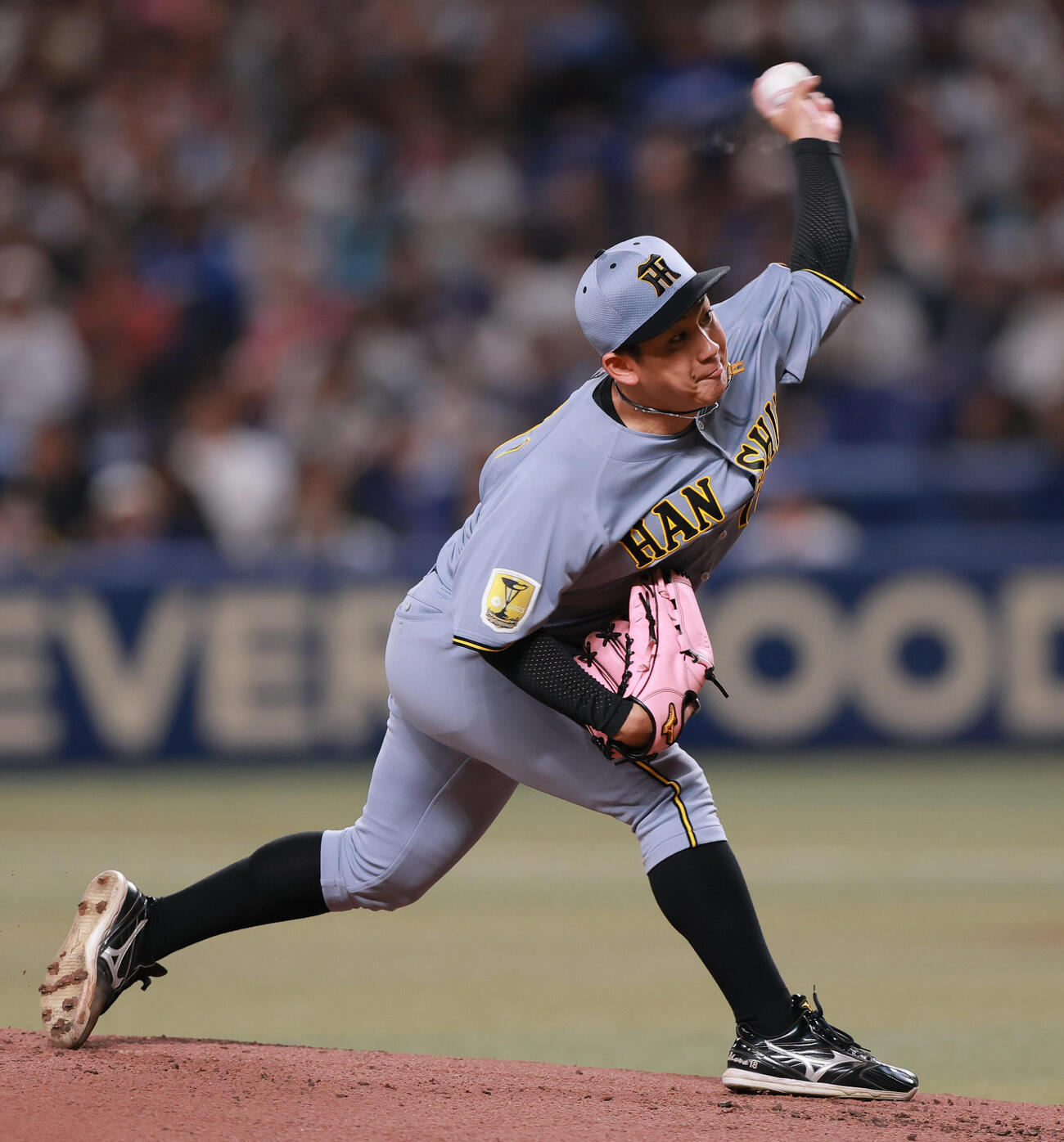 中日対阪神　阪神先発の伊原（撮影・上山淳一）