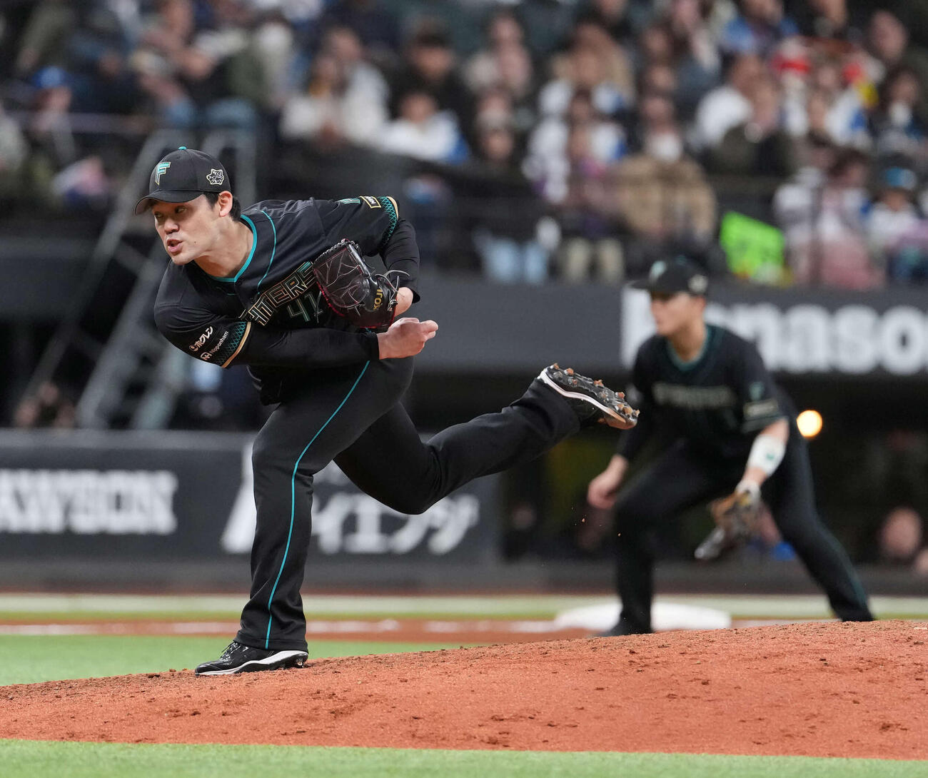 日本ハム対ソフトバンク　日本ハムの福谷（撮影・井上学）