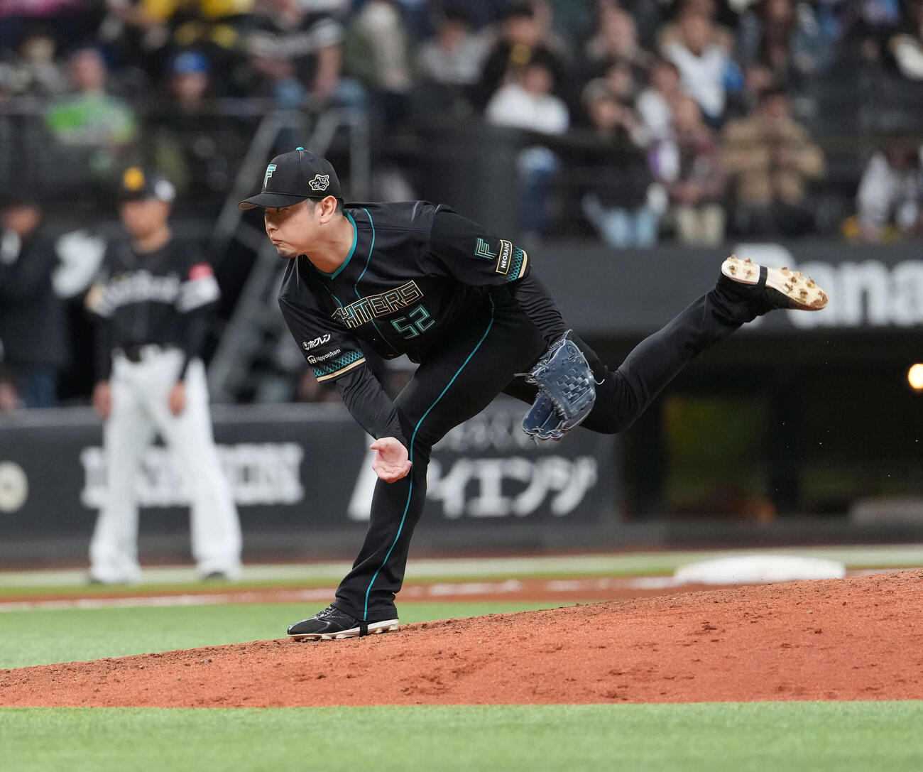 日本ハム対ソフトバンク　日本ハムの池田（撮影・井上学）