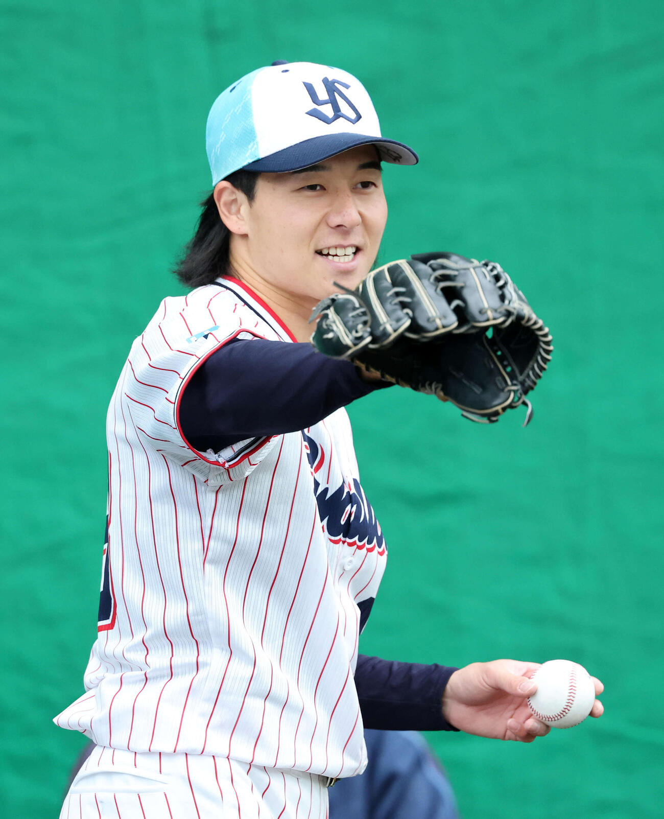 ヤクルト増居翔太（2026年2月撮影）