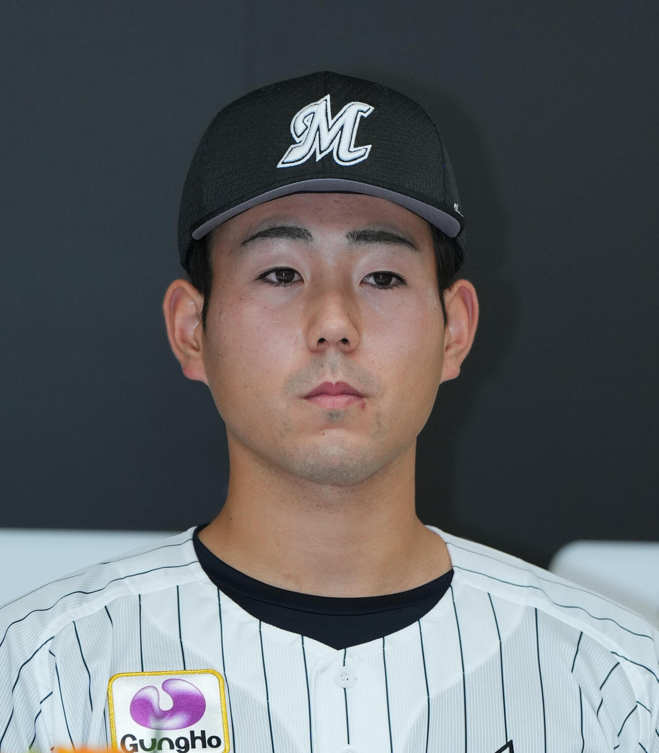 ロッテ長島幸佑（2024年撮影）