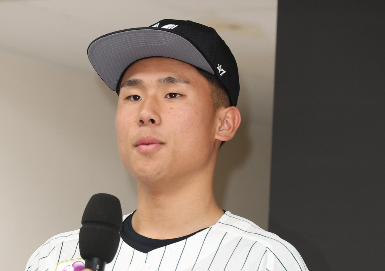 ロッテ藤田和樹（2023年撮影）