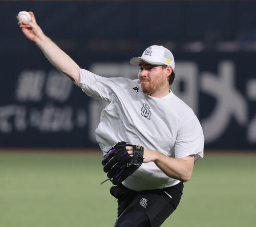 【ソフトバンク】スチュワート14日楽天戦に中８日で先発「余分に休みをいただいたのはプラス」