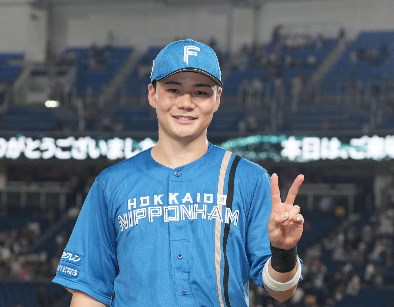 日本ハム清宮幸太郎（2024年撮影）