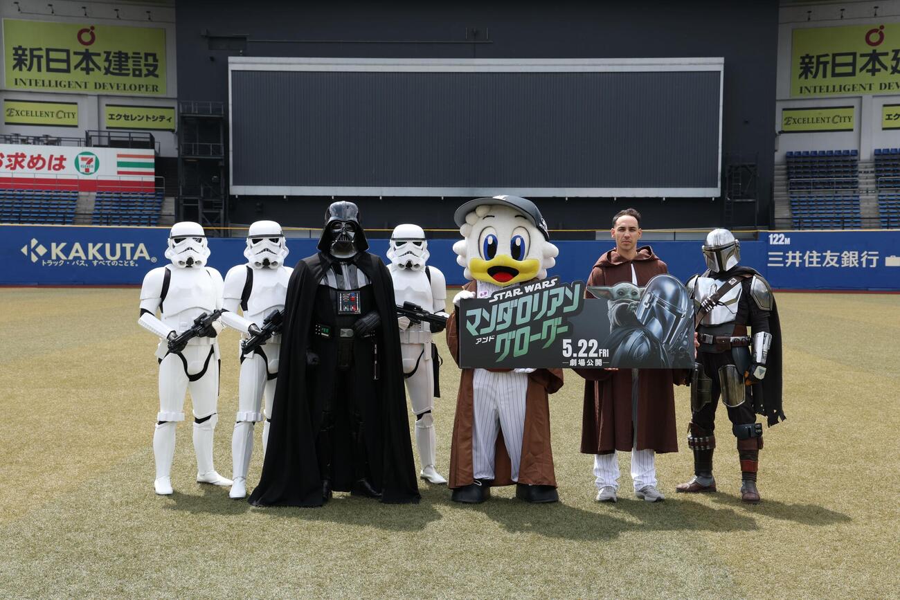 ロッテは6月9日の中日戦で映画「スター・ウォーズ」をテーマとした「STAR WARS NIGHT」を開催する（球団提供）