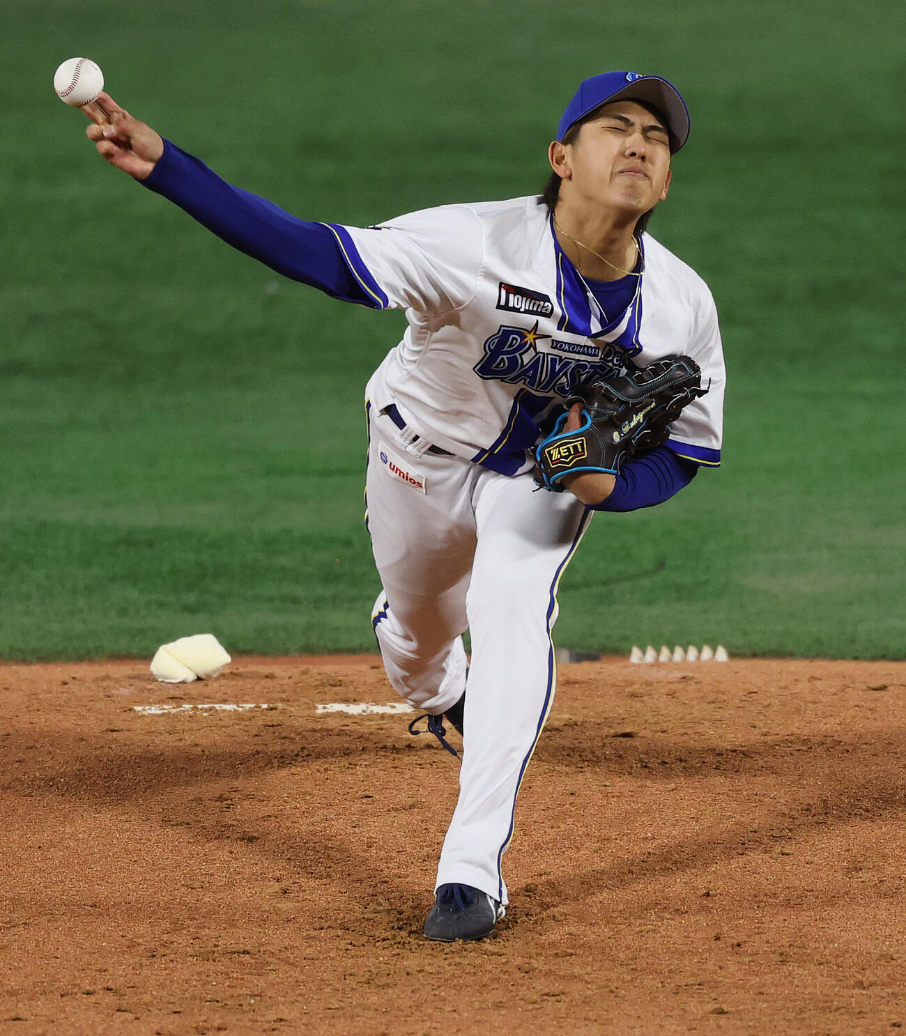 2026年4月7日、中日戦でプロ初先発したDeNA深沢鳳介