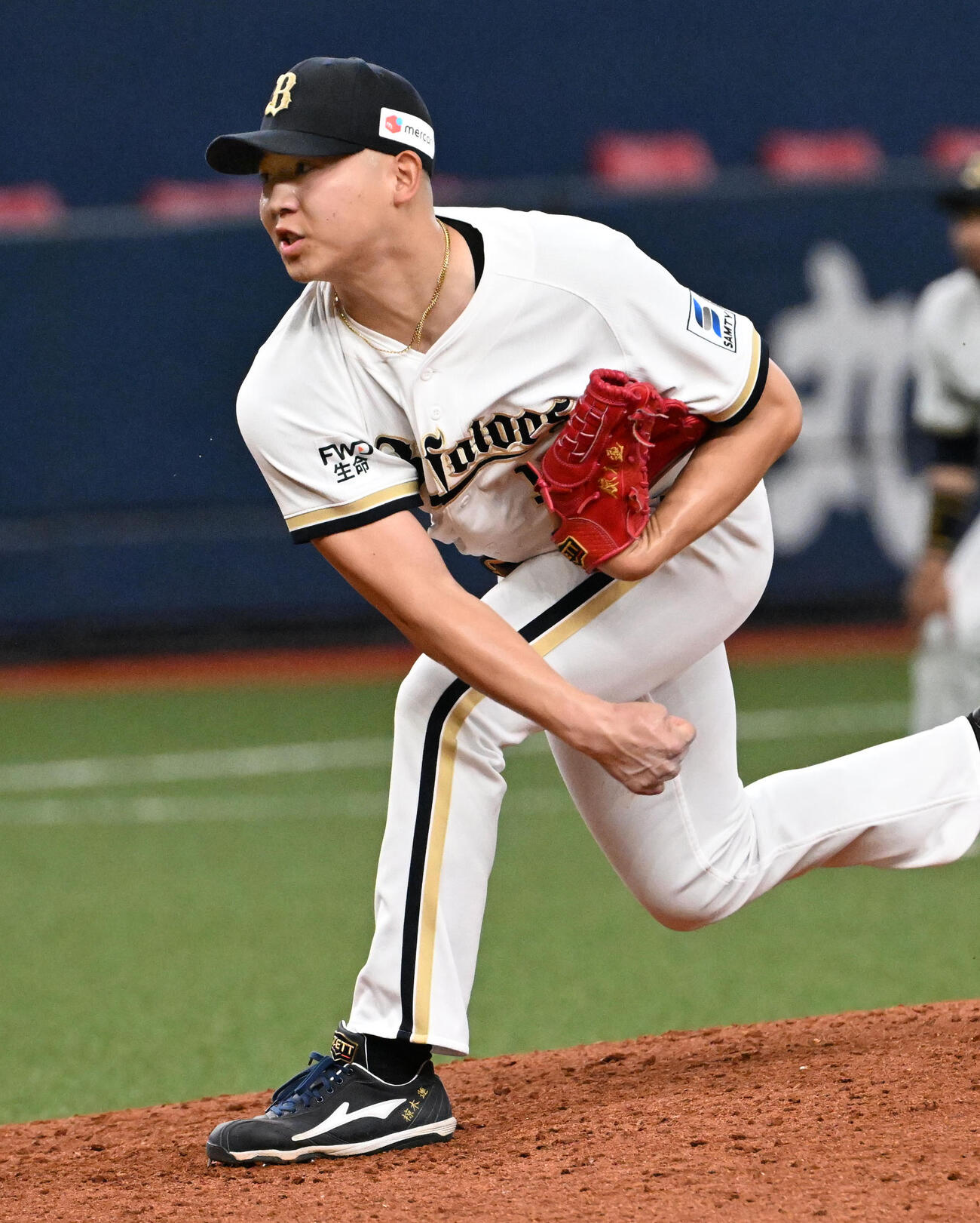 オリックス対西武　オリックス4番手の椋木（撮影・石井愛子）