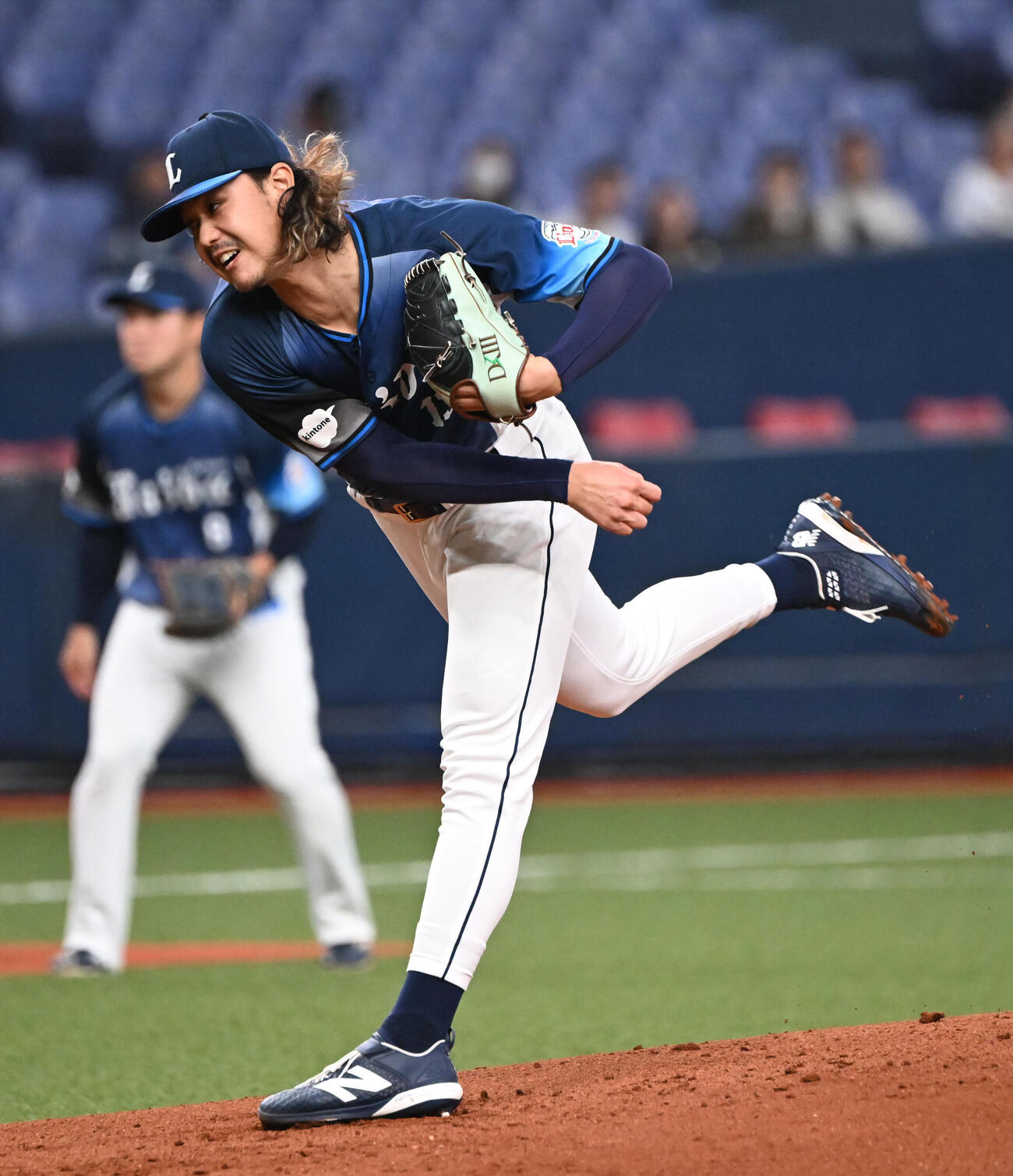 オリックス対西武　力投する西武先発の高橋光（撮影・和賀正仁）