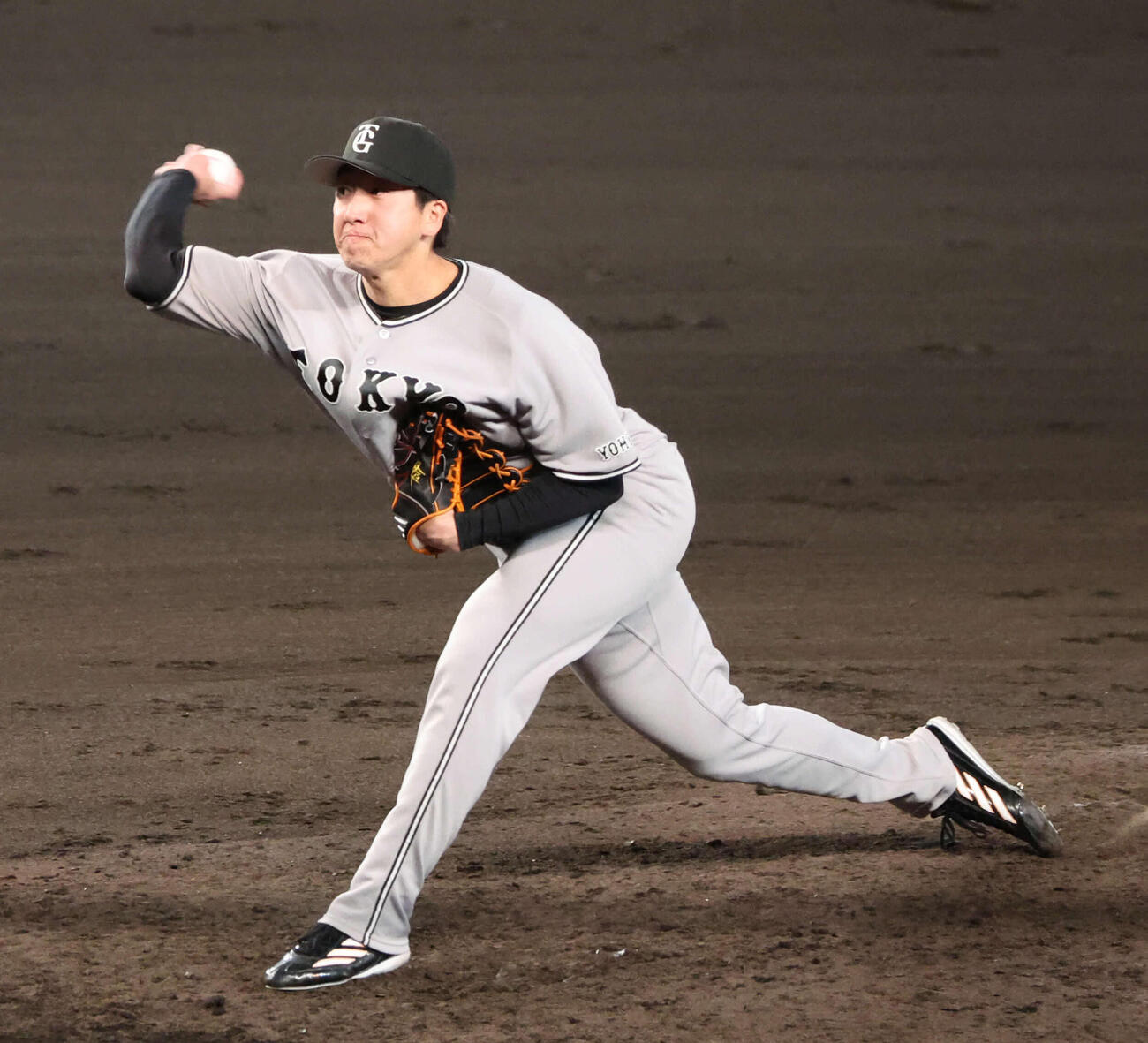 阪神対巨人　巨人3番手の大勢（撮影・西尾就之）