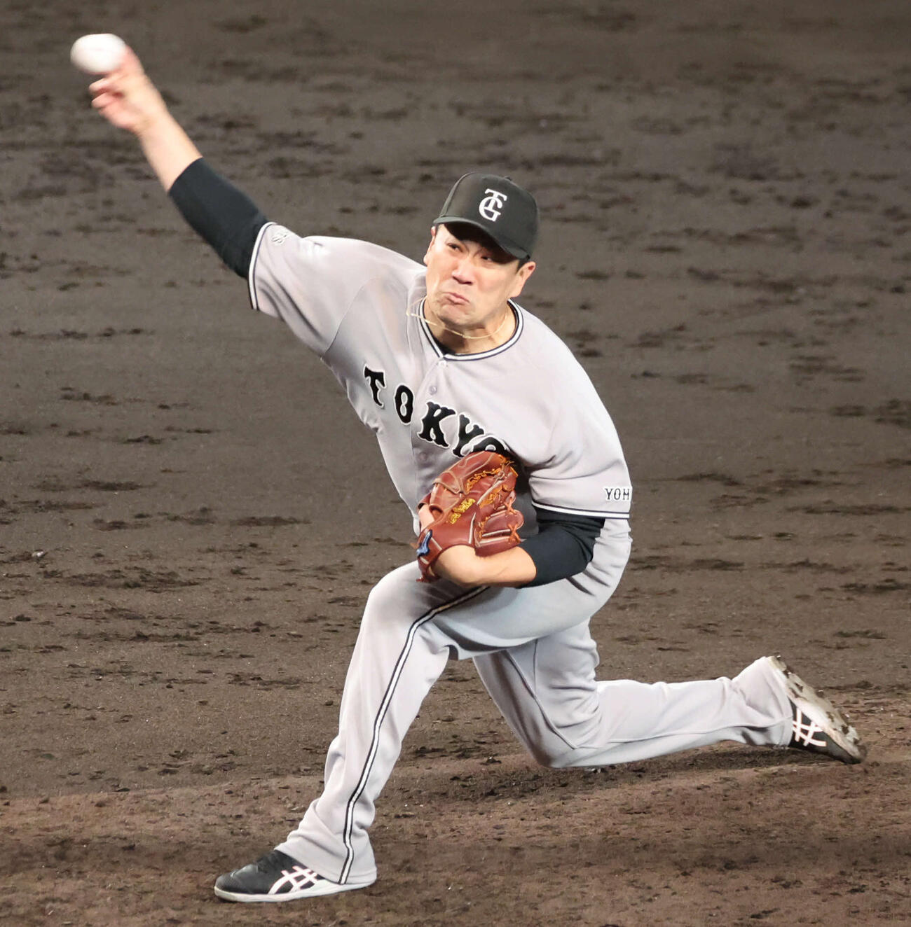 阪神対巨人　巨人先発の田中将（撮影・西尾就之）