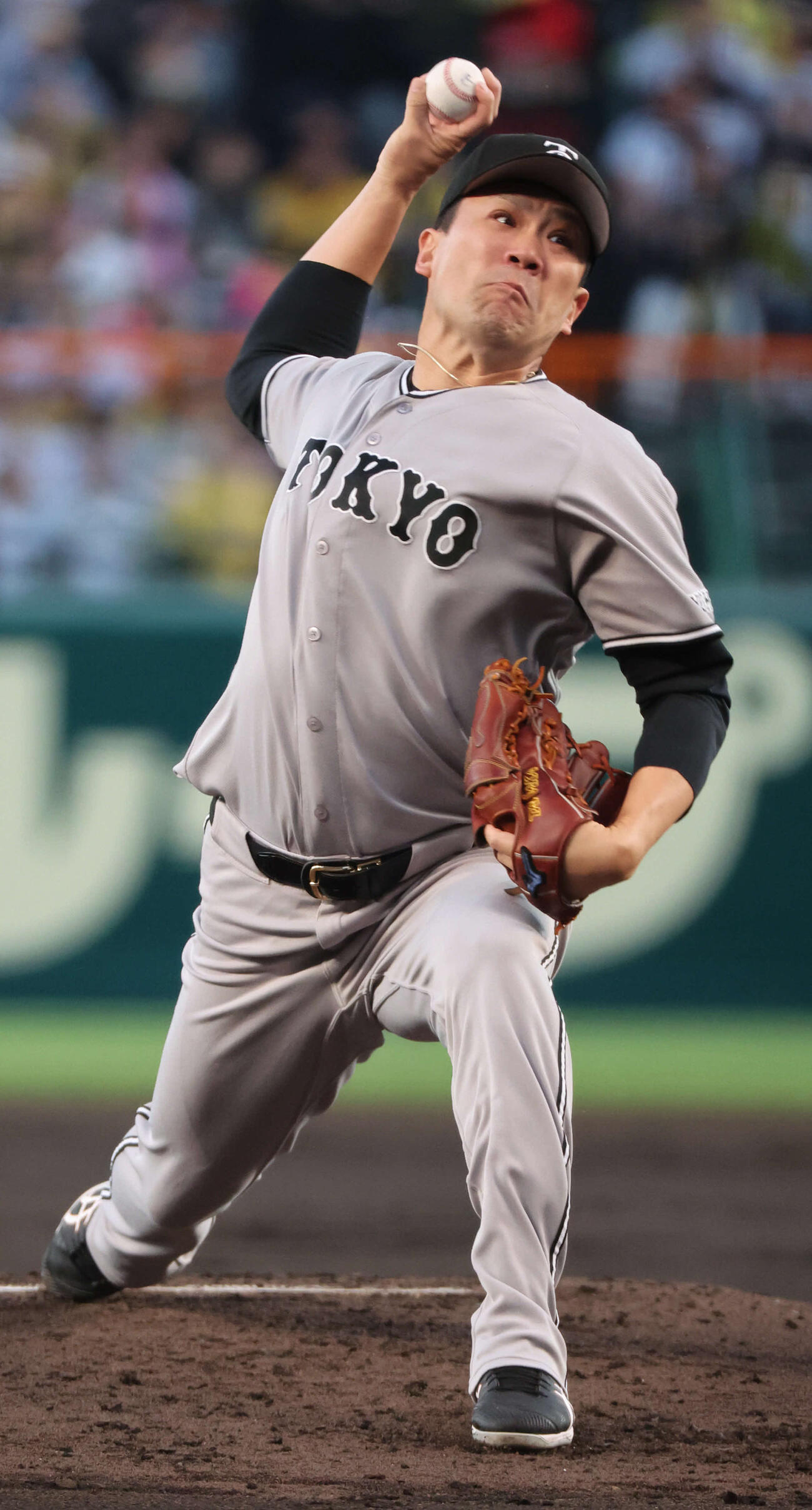 阪神対巨人　巨人先発の田中将（撮影・西尾就之）