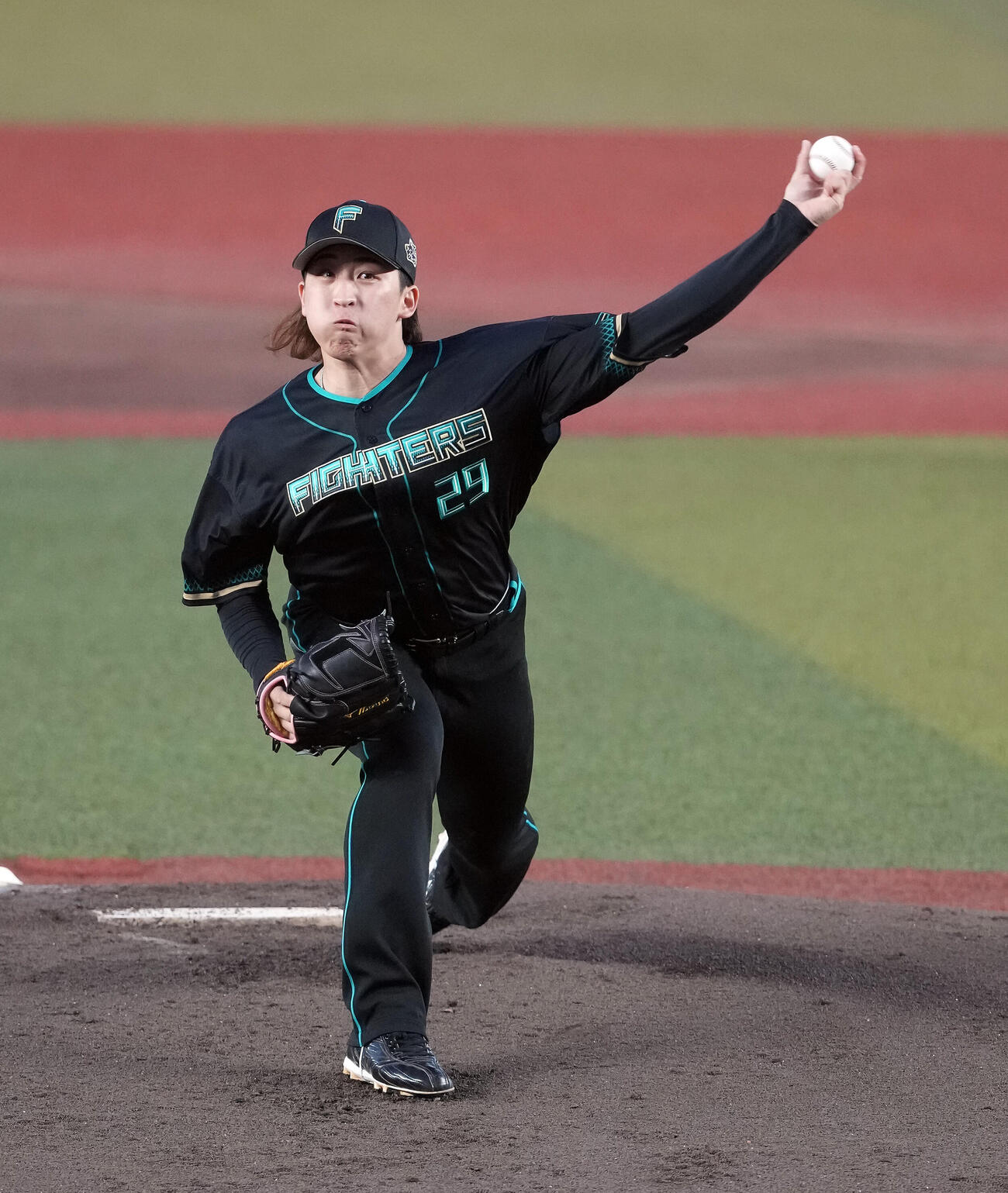 ロッテ対日本ハム　日本ハムの先発細野（撮影・たえ見朱実）