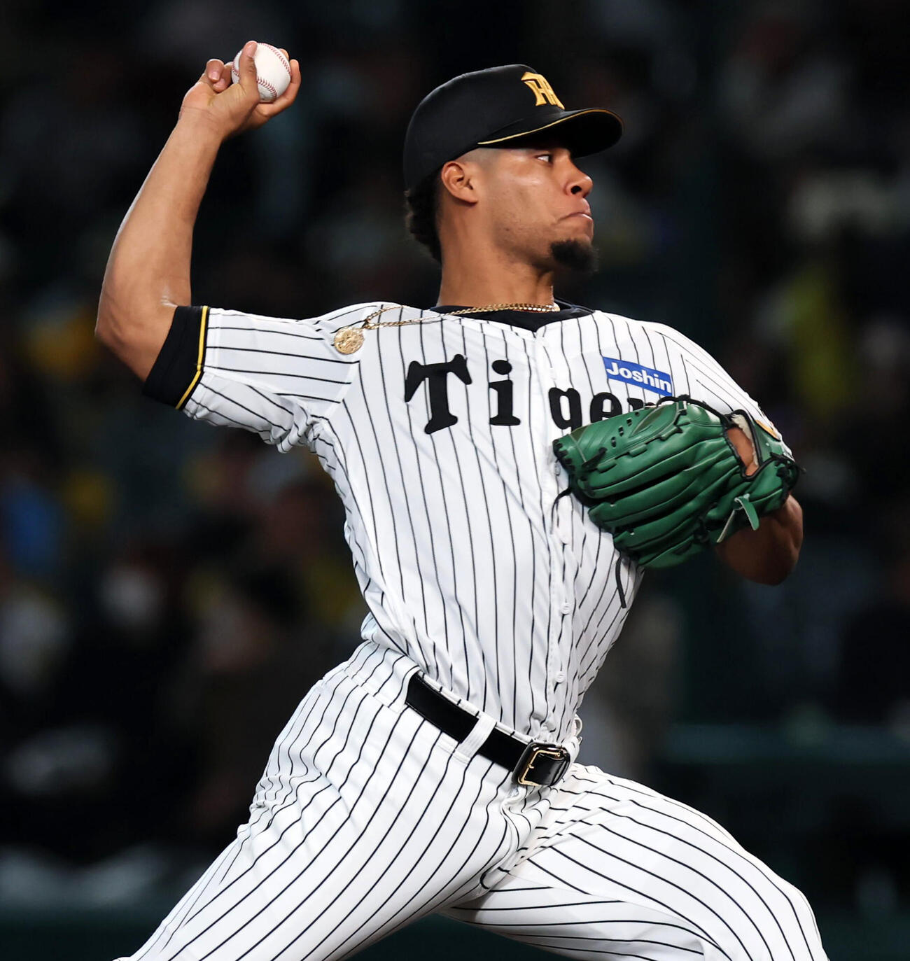 阪神対巨人　9回表、阪神5番手で登板するモレッタ（撮影・加藤哉）
