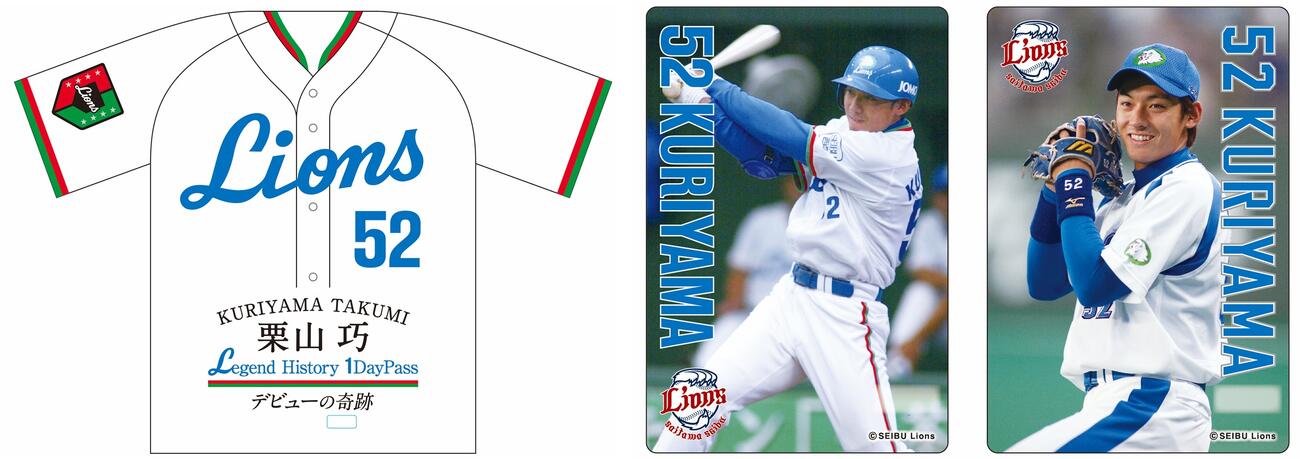 西武鉄道と西武球団は栗山の記念乗車券を販売する（画像は球団提供）