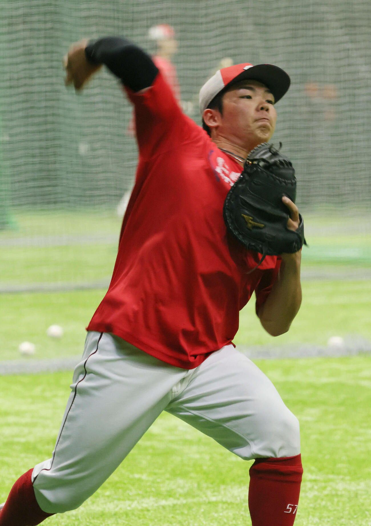 広島持丸泰輝（2025年5月撮影）