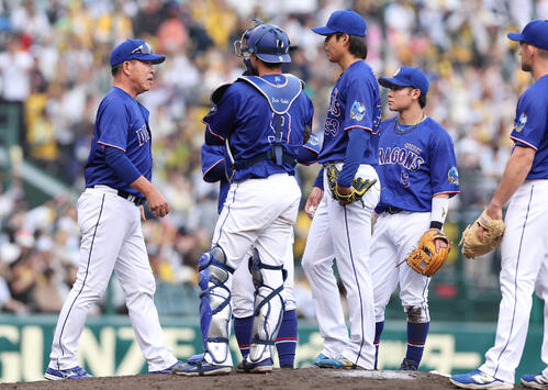 【中日】また逆転負け、阪神戦５連敗で借金は早くも10　大野雄大６回２失点も救援陣踏ん張れず