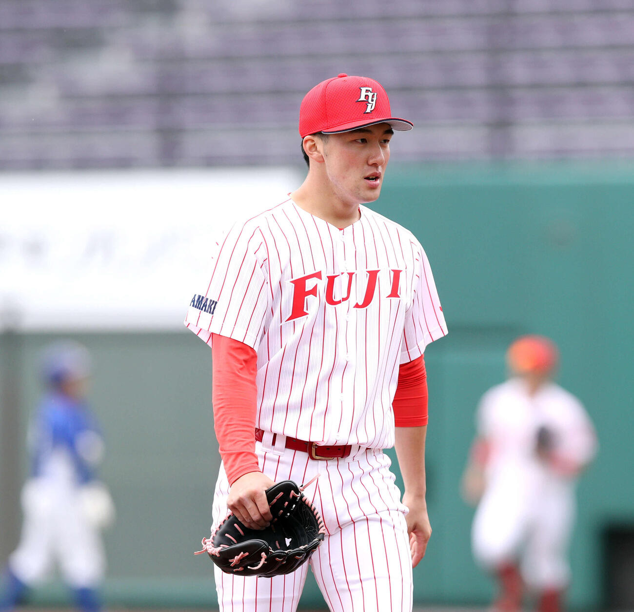 富士大対岩手大　6回無失点の富士大・角田楓斗