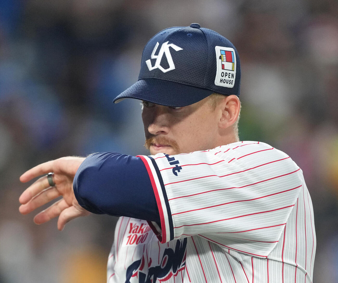 ヤクルトのナッシュ・ウォルターズ（2026年4月7日撮影）